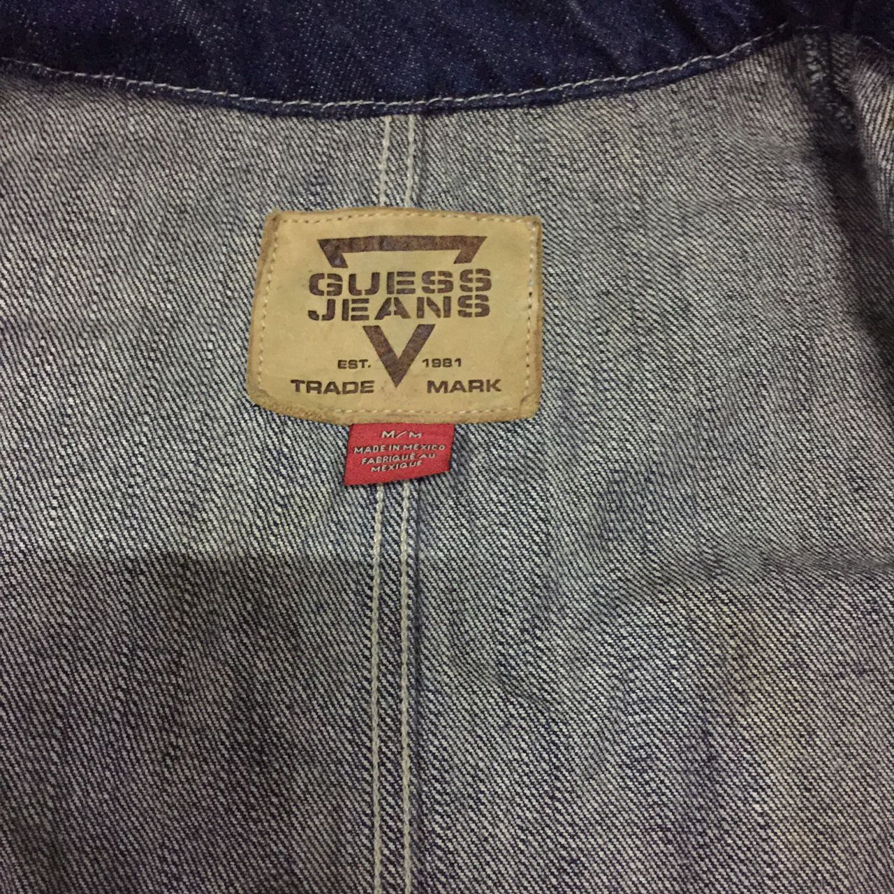 Guess Guess jeans denim jacket made in mexico Size US M / EU 48-50 / 2 - 7 Thumbnail
