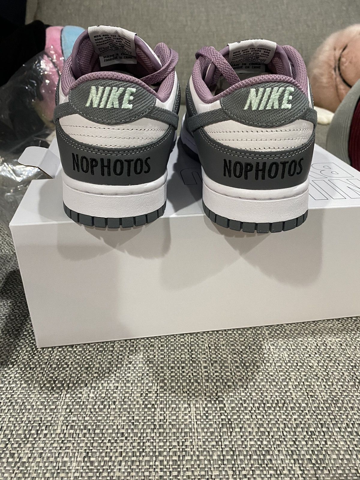 Nike Nike Dunk Low “No Photos” Nike by you Size US 10 / EU 43 - 1 Thumbnail