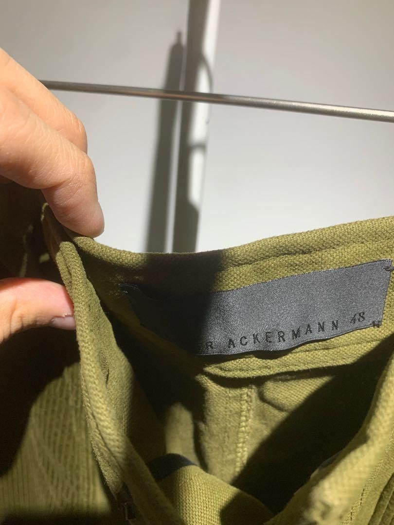 Haider Ackermann Haider Ackermann green corduroy pants Size US 32 / EU 48 - 5 Thumbnail