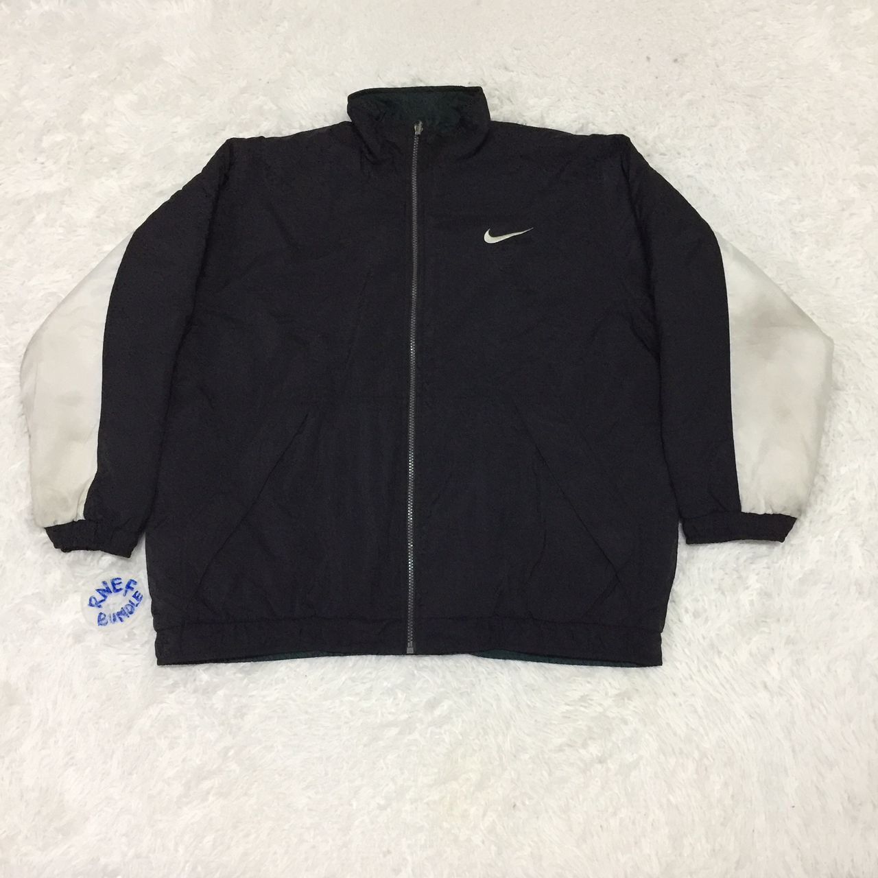 Nike Vintage reversible nike jacket size on tag kid’s L Size US M / EU 48-50 / 2 - 2 Thumbnail