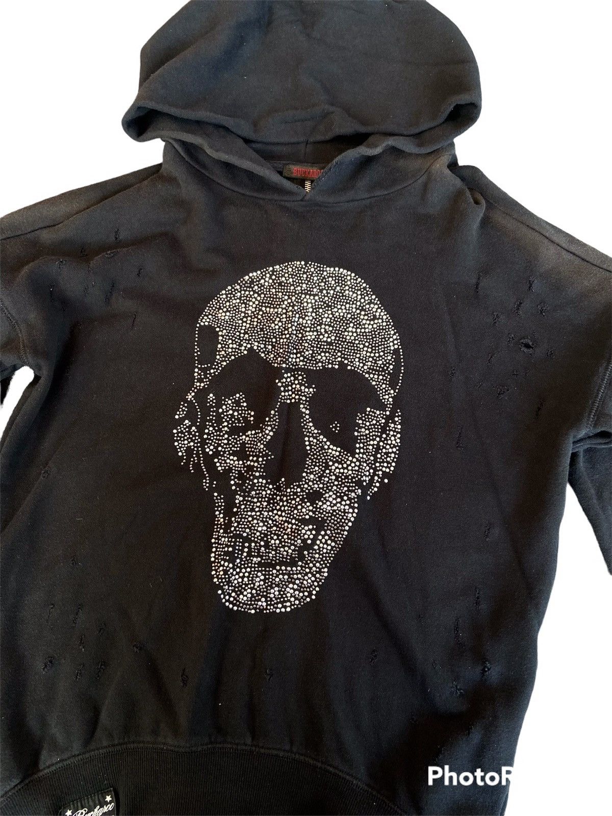 Isamu Katayama Backlash Buckaroo distressed skull back zip hoodie Japanese brand Size US M / EU 48-50 / 2 - 3 Thumbnail