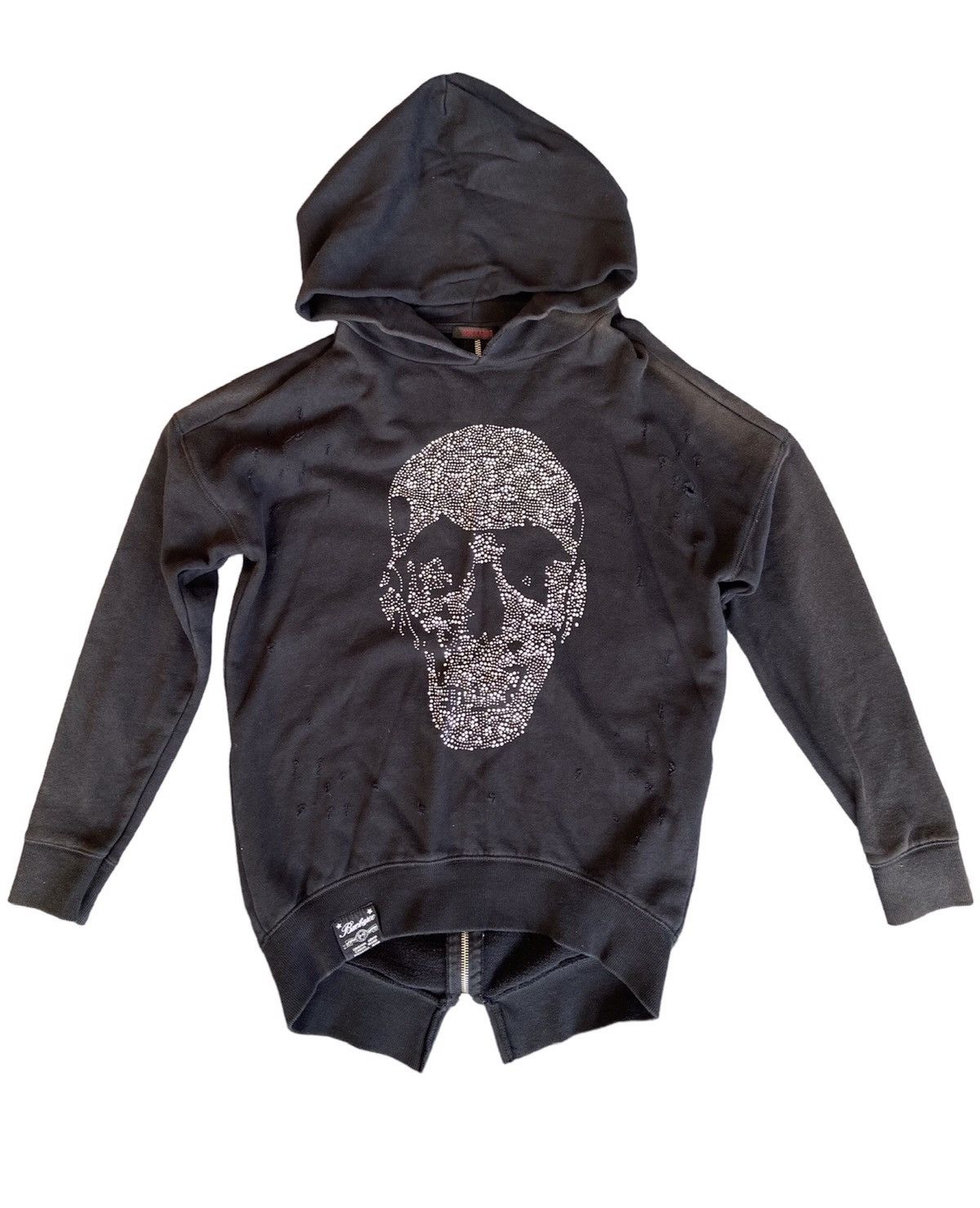Isamu Katayama Backlash Buckaroo distressed skull back zip hoodie Japanese brand Size US M / EU 48-50 / 2 - 1 Thumbnail