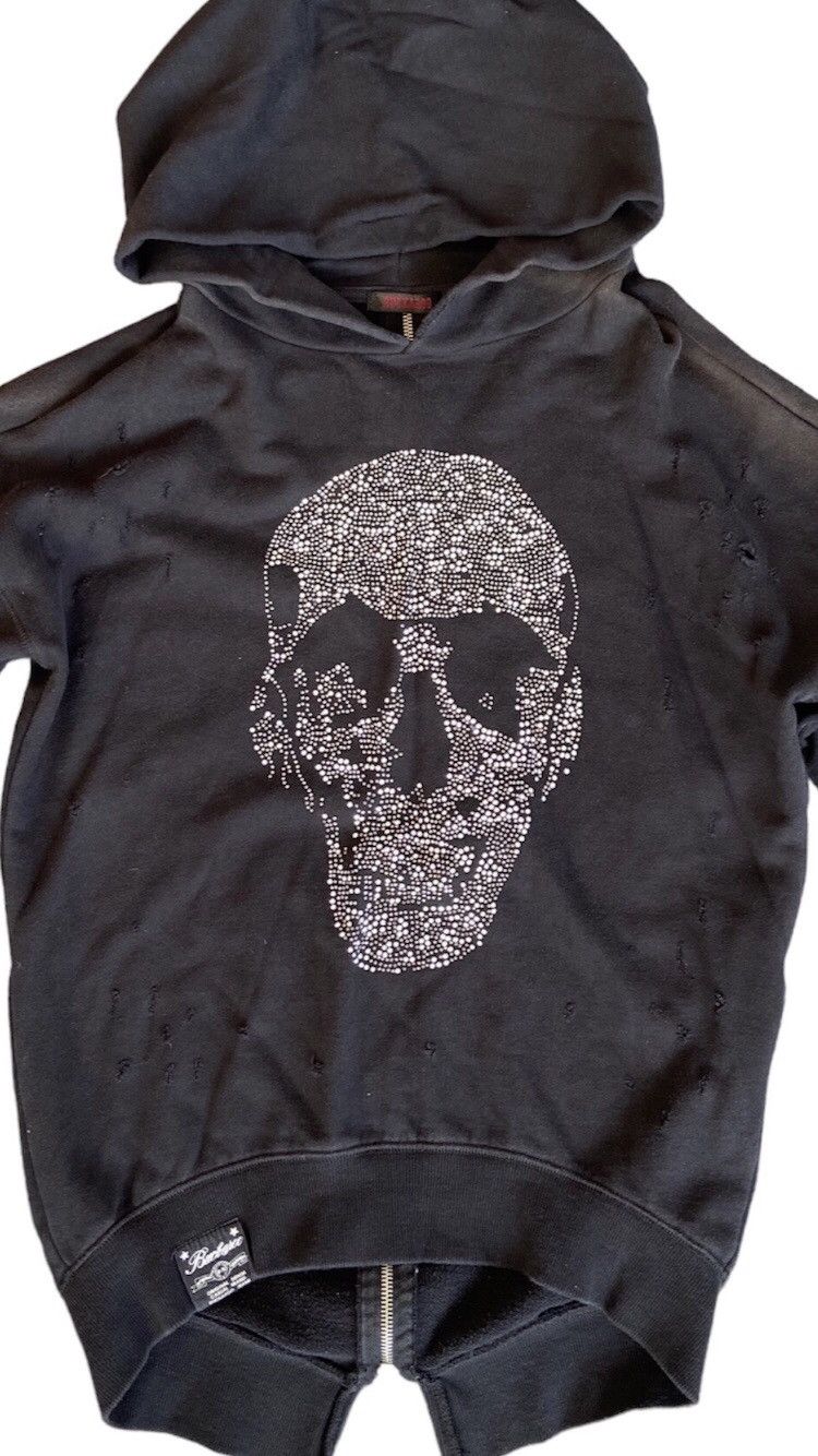Isamu Katayama Backlash Buckaroo distressed skull back zip hoodie Japanese brand Size US M / EU 48-50 / 2 - 4 Thumbnail