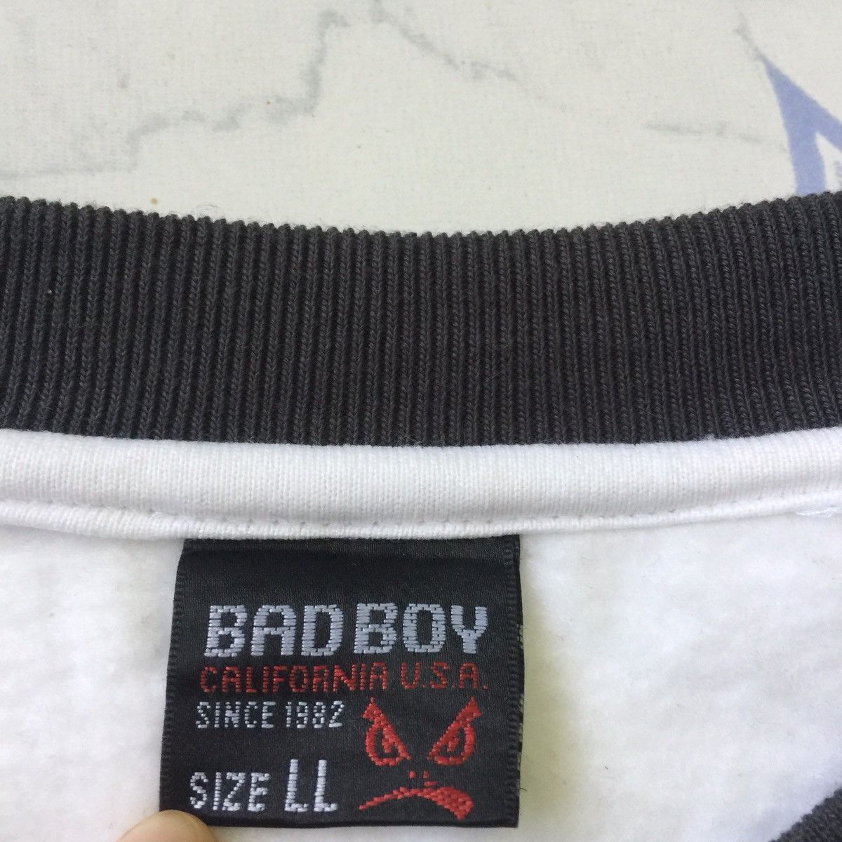 Japanese Brand BAD BOY Sweatshirt Spell Out Big Logo CALIFORNIA Sweater Size US L / EU 52-54 / 3 - 6 Thumbnail