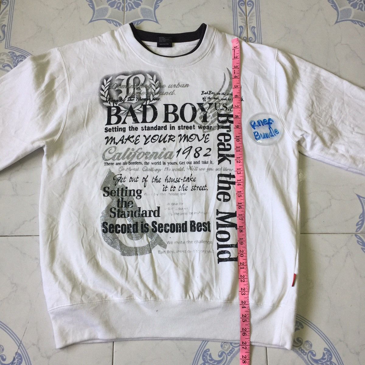 Japanese Brand BAD BOY Sweatshirt Spell Out Big Logo CALIFORNIA Sweater Size US L / EU 52-54 / 3 - 12 Thumbnail