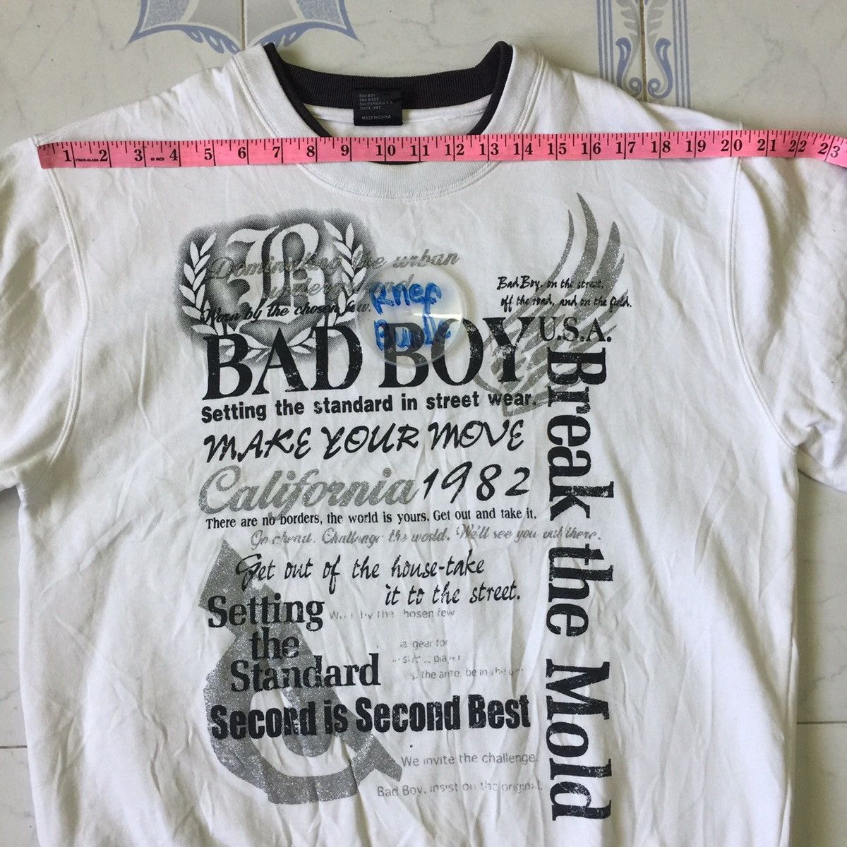 Japanese Brand BAD BOY Sweatshirt Spell Out Big Logo CALIFORNIA Sweater Size US L / EU 52-54 / 3 - 11 Thumbnail