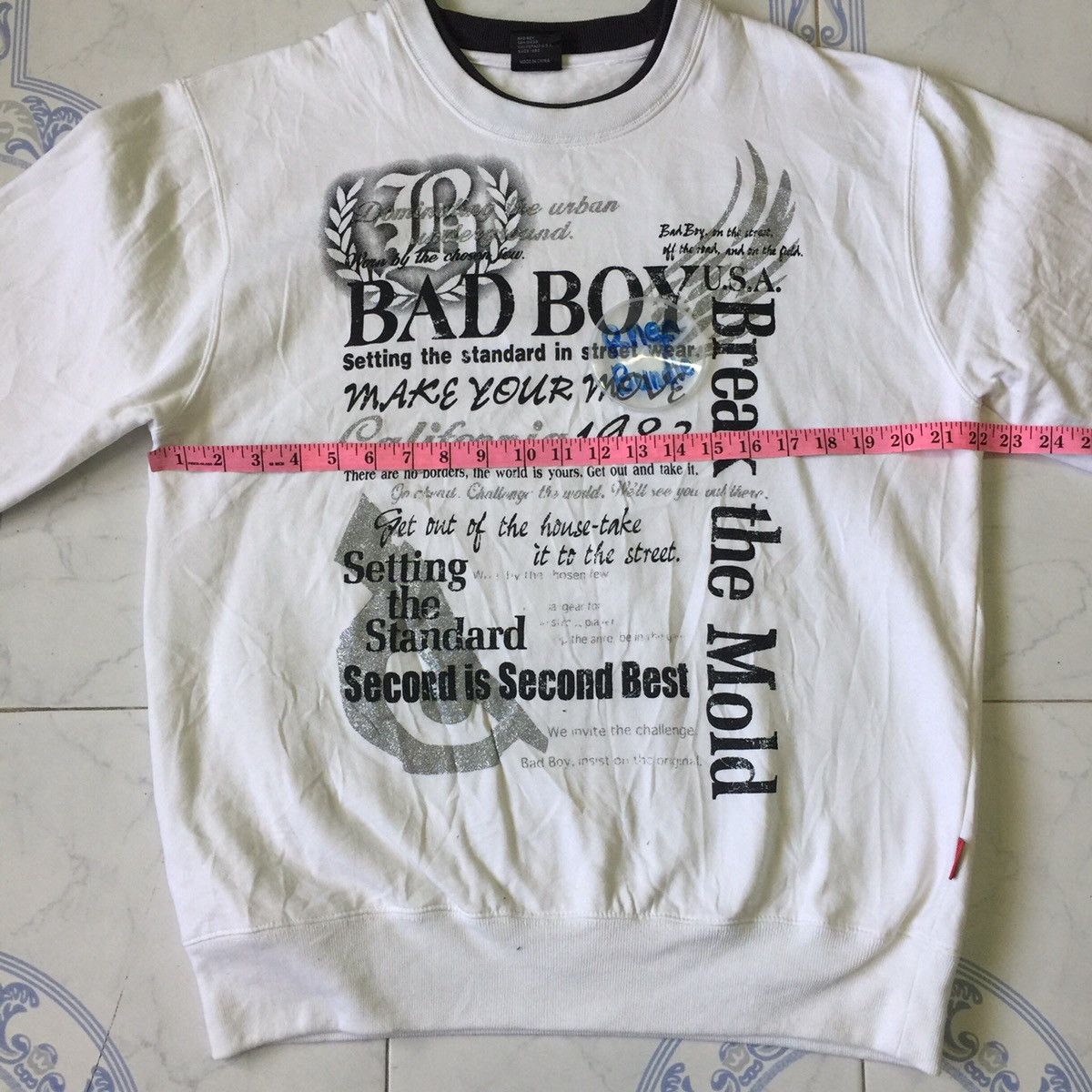 Japanese Brand BAD BOY Sweatshirt Spell Out Big Logo CALIFORNIA Sweater Size US L / EU 52-54 / 3 - 10 Thumbnail