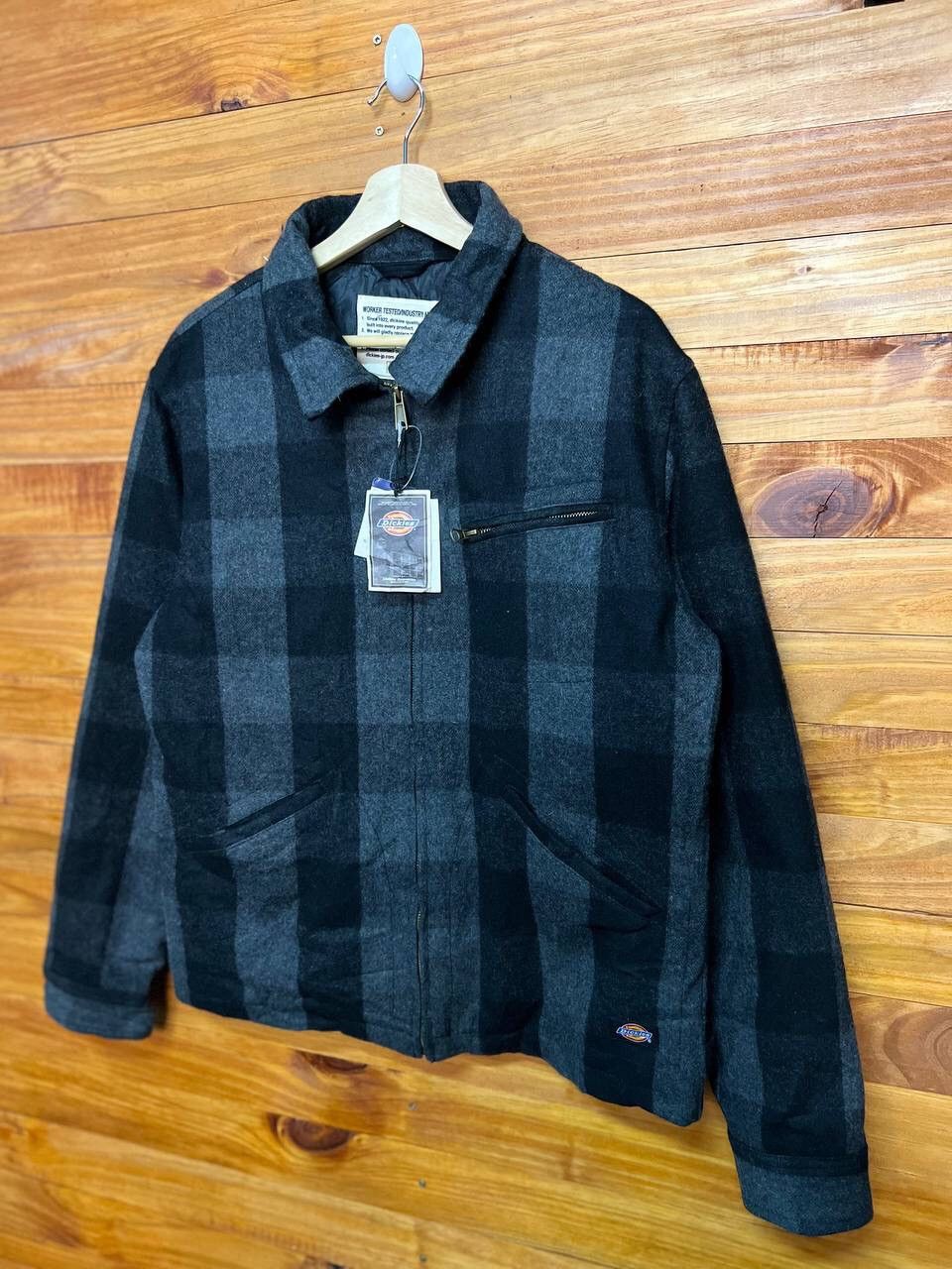 Dickies × Vintage DICKIES WORKWEAR WOOL PLAID TARTAN JACKET Size US XL / EU 56 / 4 - 2 Thumbnail