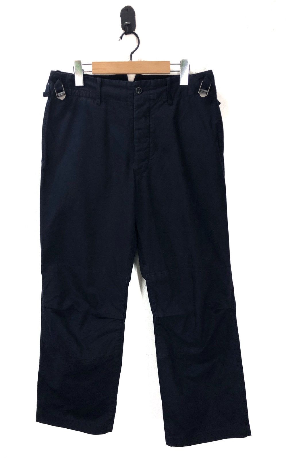 image of Japanese Designer Haversack Made In Japan Pant in Navy Blue, Men's (Size 34)