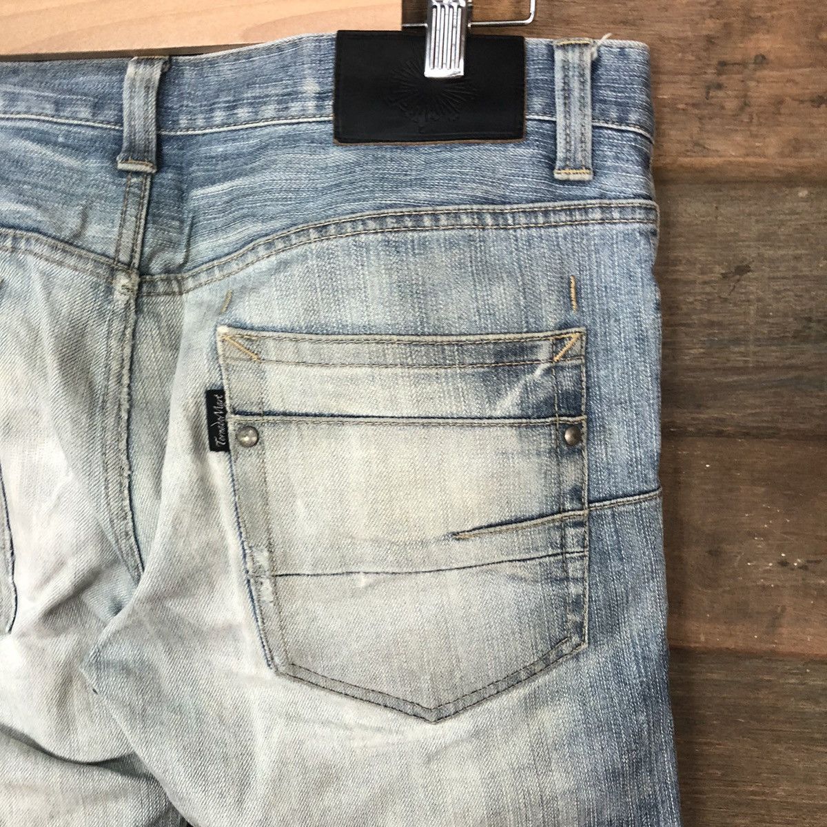 Tornado Mart Tornando Mart faded Blue Distressed Denim Pants #5098 Size US 32 / EU 48 - 13 Thumbnail