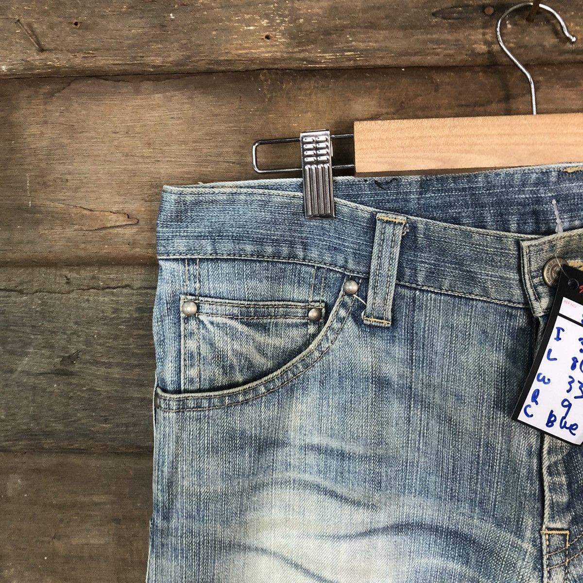 Tornado Mart Tornando Mart faded Blue Distressed Denim Pants #5098 Size US 32 / EU 48 - 4 Thumbnail