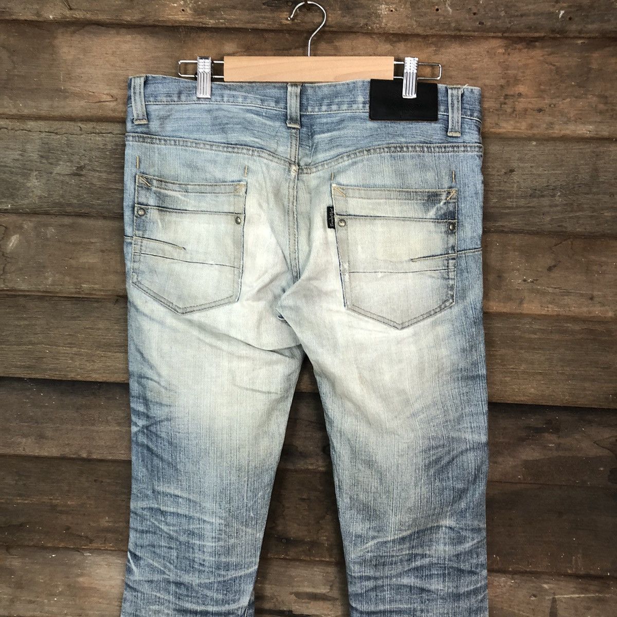 Tornado Mart Tornando Mart faded Blue Distressed Denim Pants #5098 Size US 32 / EU 48 - 10 Thumbnail