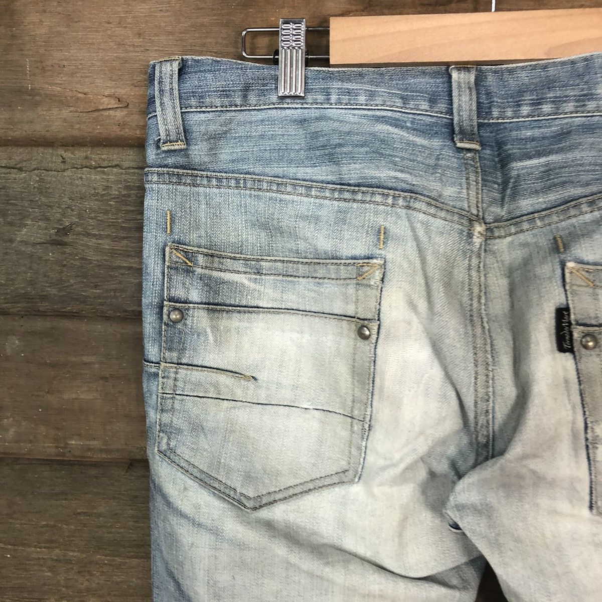 Tornado Mart Tornando Mart faded Blue Distressed Denim Pants #5098 Size US 32 / EU 48 - 12 Thumbnail