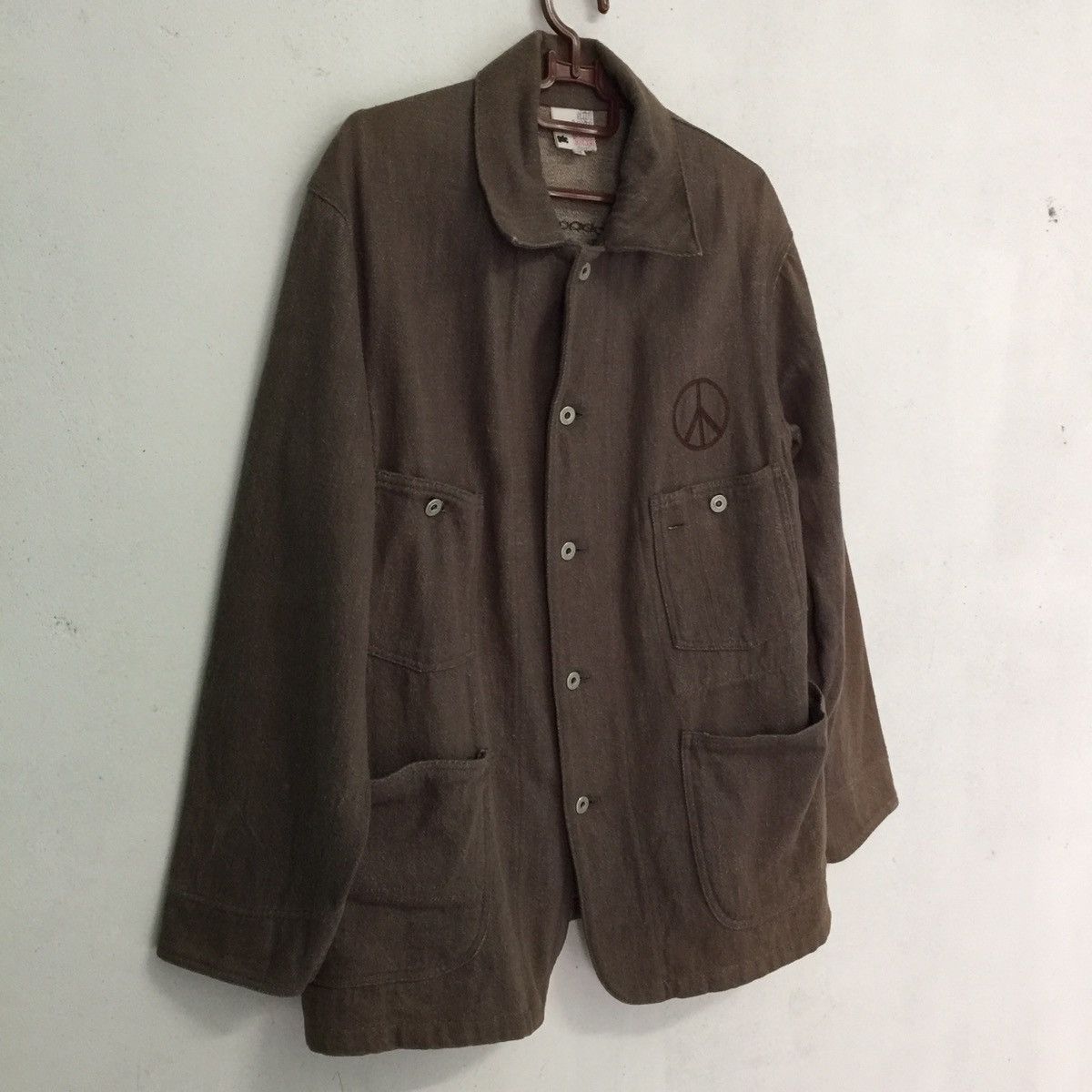 Japanese Brand Design Pockets at front & back 💯 cotton Made in Jacket Size US L / EU 52-54 / 3 - 5 Thumbnail