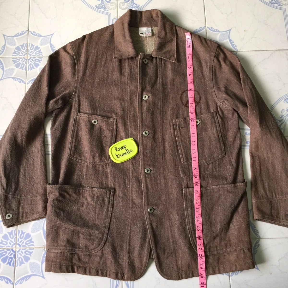 Japanese Brand Design Pockets at front & back 💯 cotton Made in Jacket Size US L / EU 52-54 / 3 - 13 Thumbnail