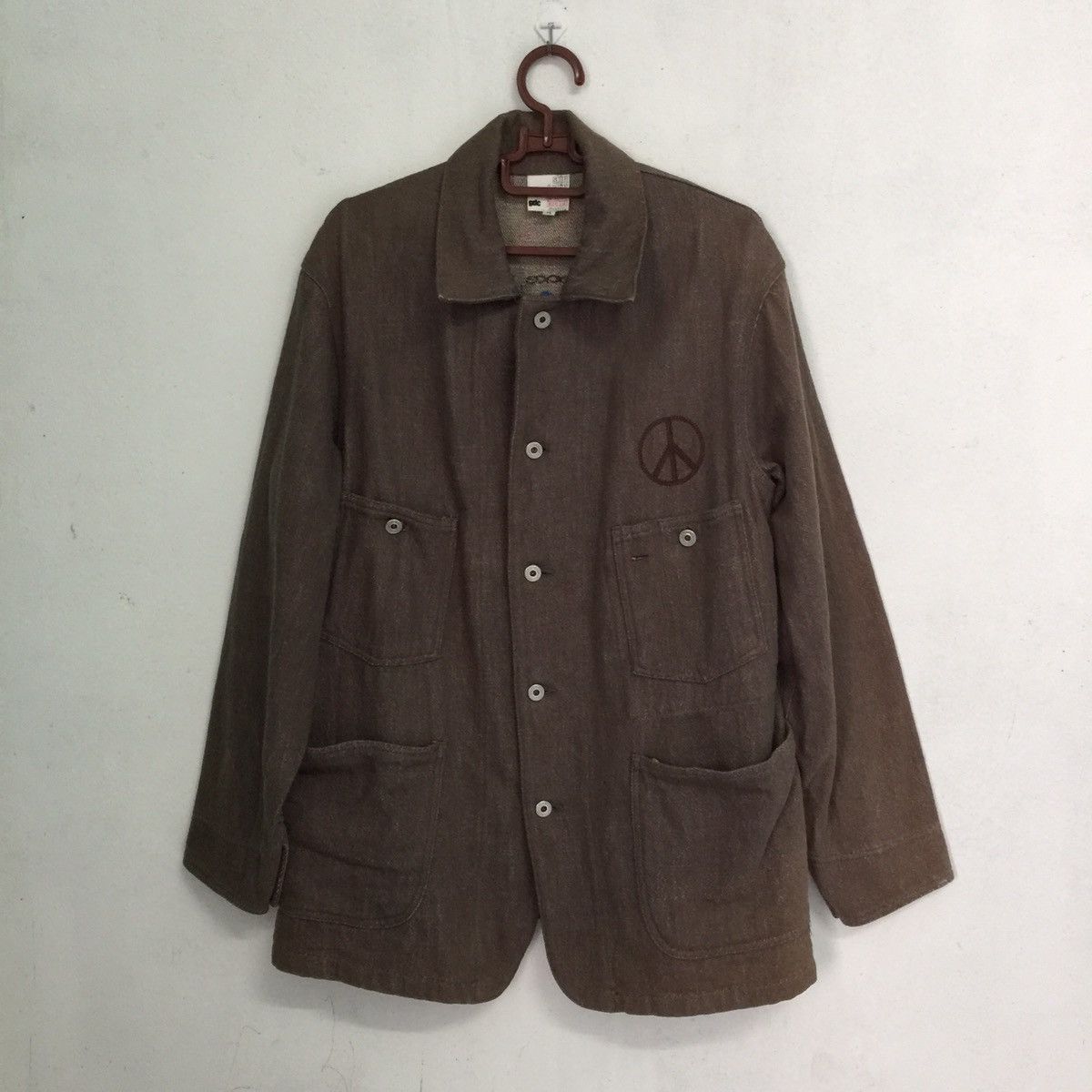 Japanese Brand Design Pockets at front & back 💯 cotton Made in Jacket Size US L / EU 52-54 / 3 - 3 Thumbnail