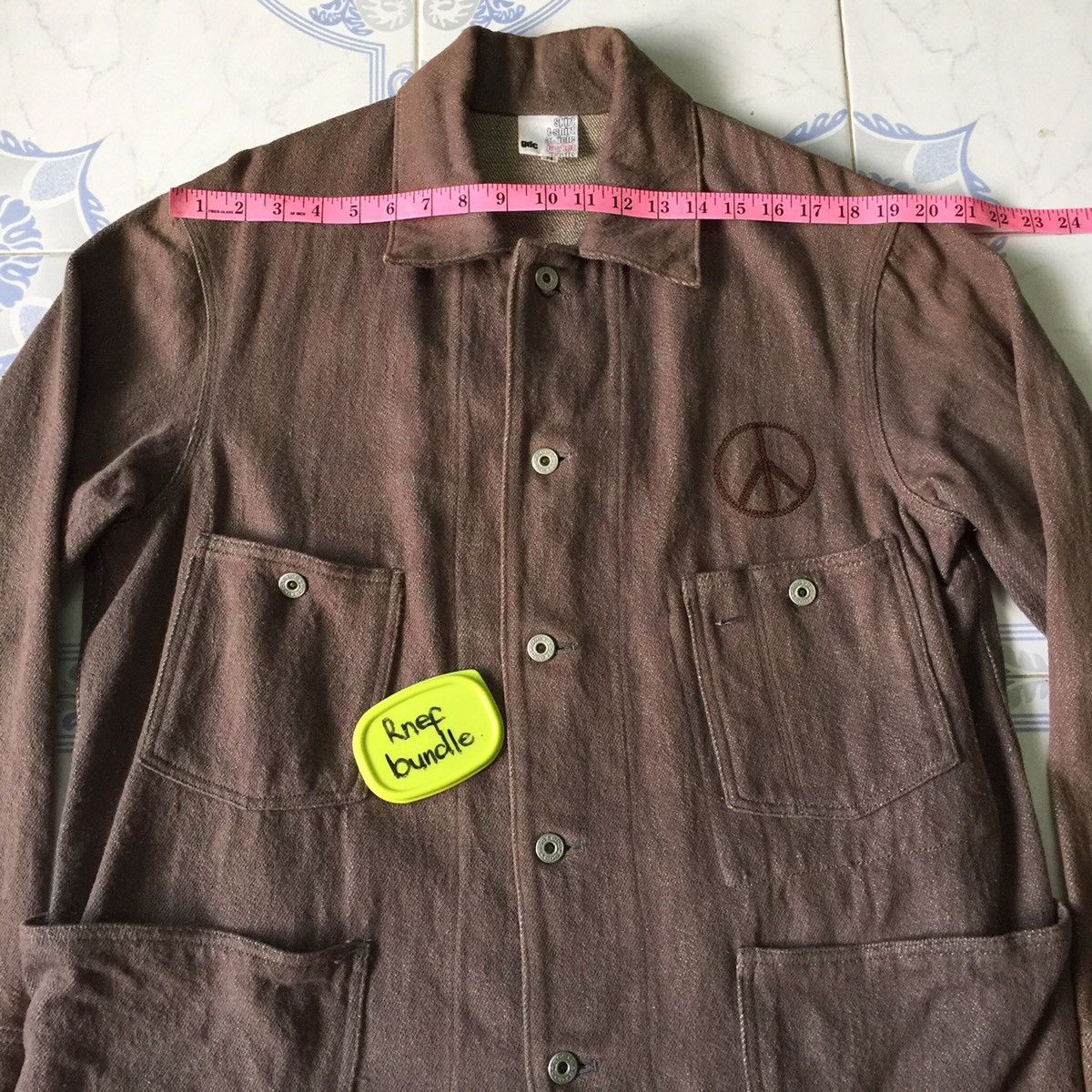 Japanese Brand Design Pockets at front & back 💯 cotton Made in Jacket Size US L / EU 52-54 / 3 - 11 Thumbnail