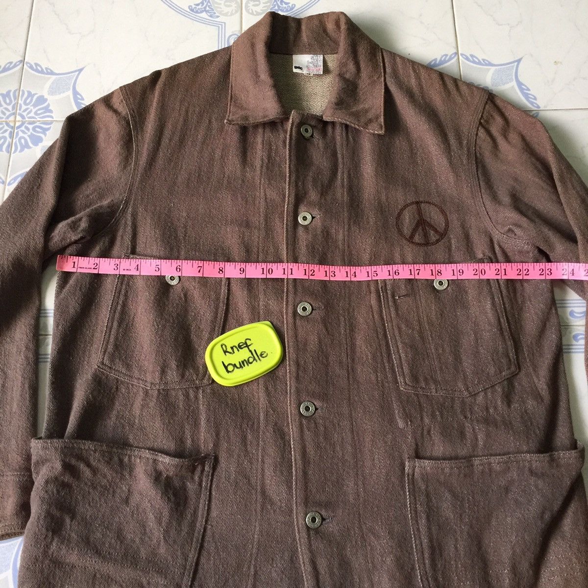 Japanese Brand Design Pockets at front & back 💯 cotton Made in Jacket Size US L / EU 52-54 / 3 - 12 Thumbnail