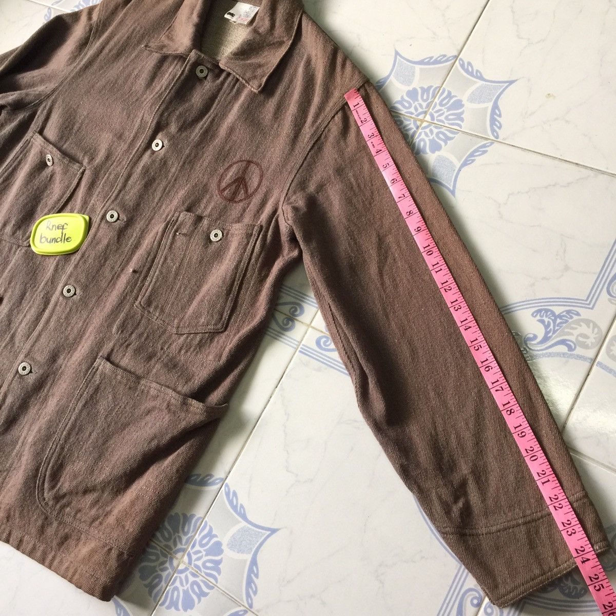 Japanese Brand Design Pockets at front & back 💯 cotton Made in Jacket Size US L / EU 52-54 / 3 - 14 Thumbnail