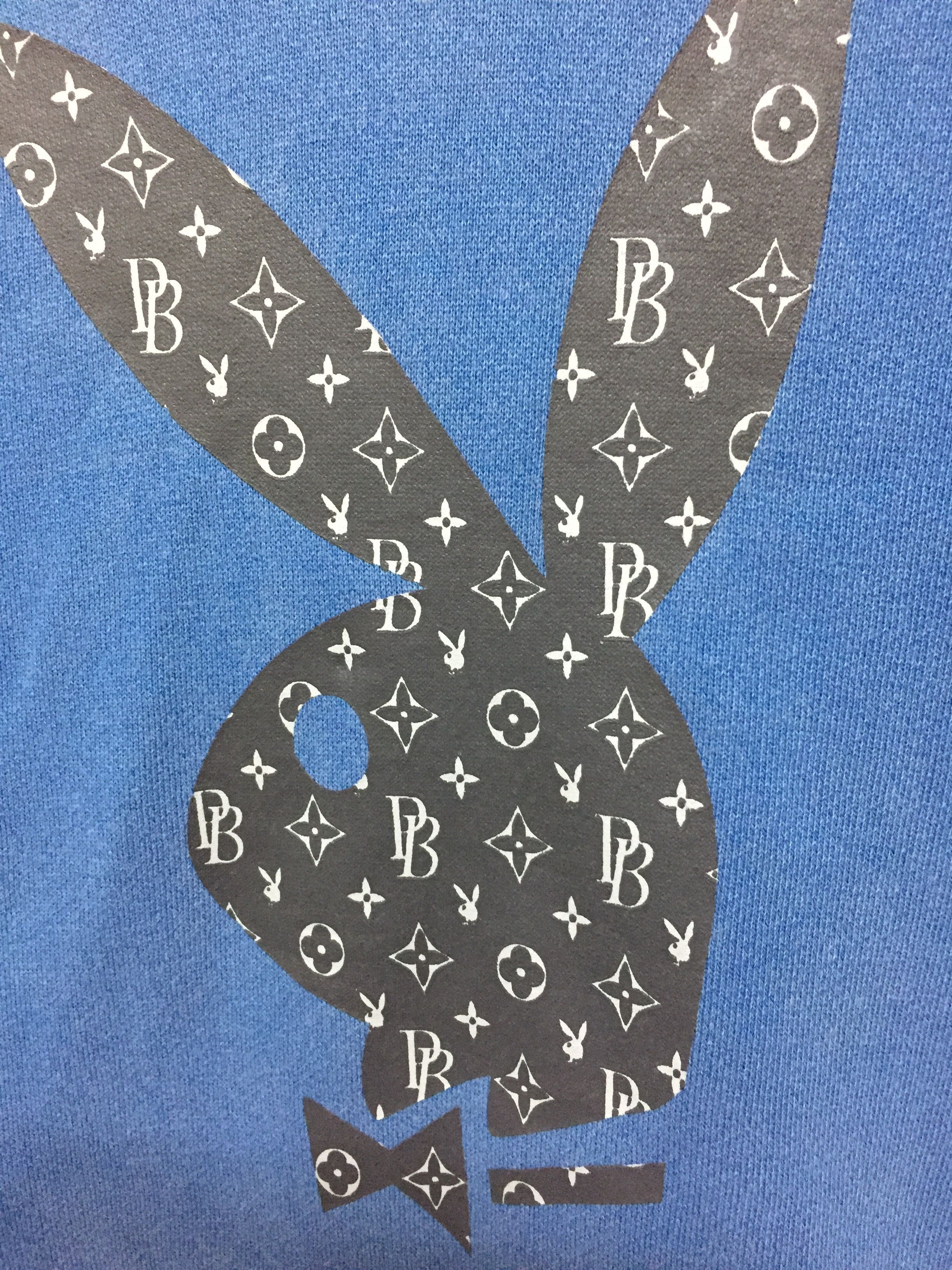 Playboy 90's PlayBoy LV monogram logo hoodie Size M / US 6-8 / IT 42-44 - 7 Thumbnail