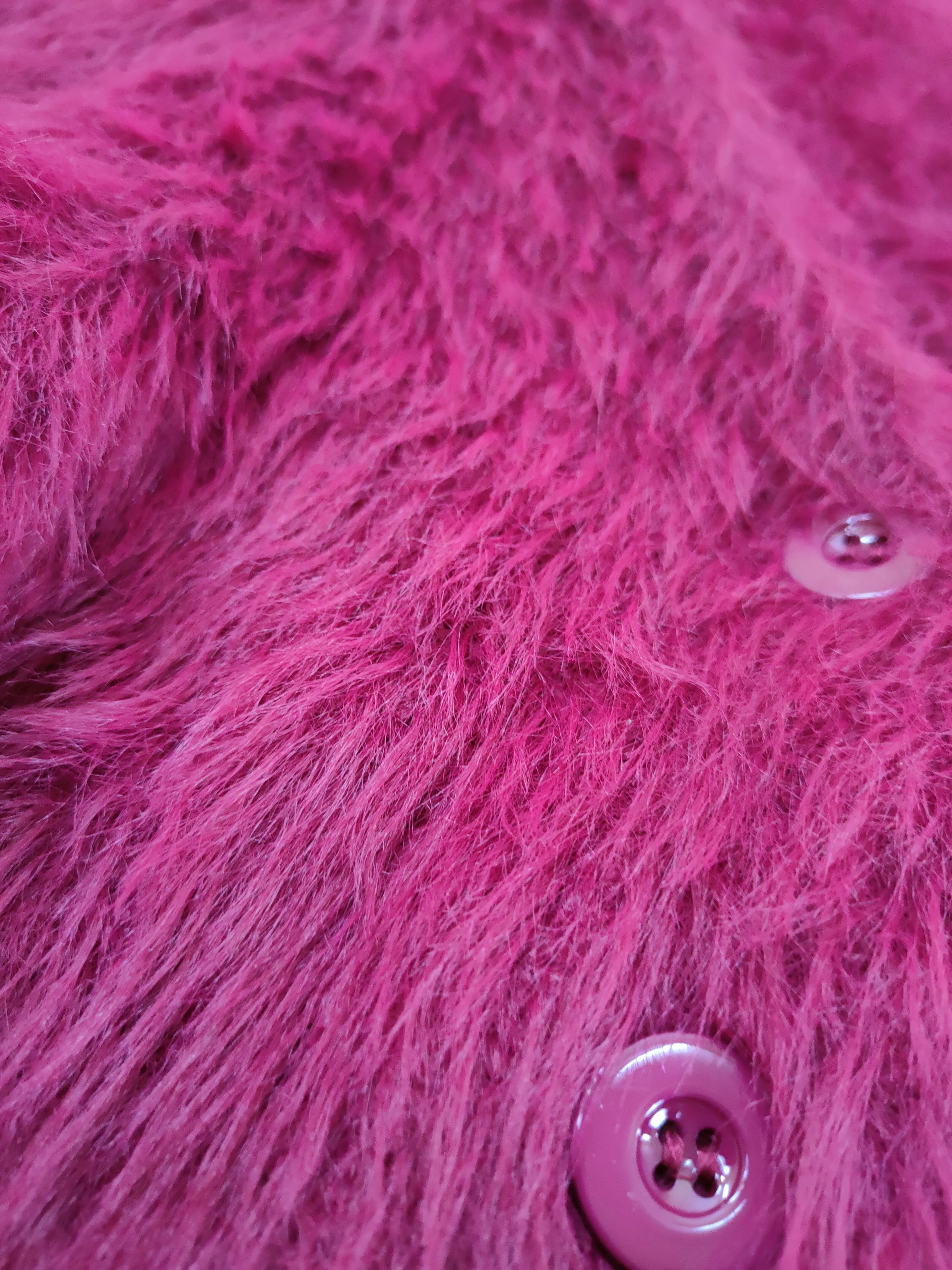 Japanese Brand GRL mohair soft fur cardigan knitwear shag shaggy #46-451DL Size S / US 4 / IT 40 - 4 Thumbnail