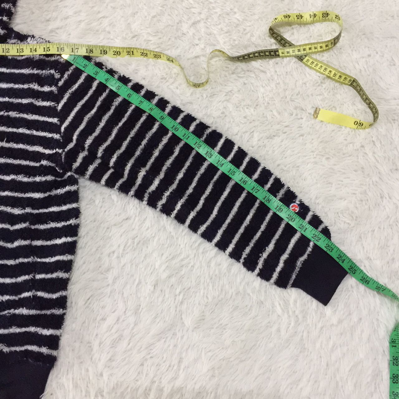 Japanese Brand Rare‼️Outdoor Fleece Hoodie Stripes Zipper jacket Size US M / EU 48-50 / 2 - 5 Thumbnail