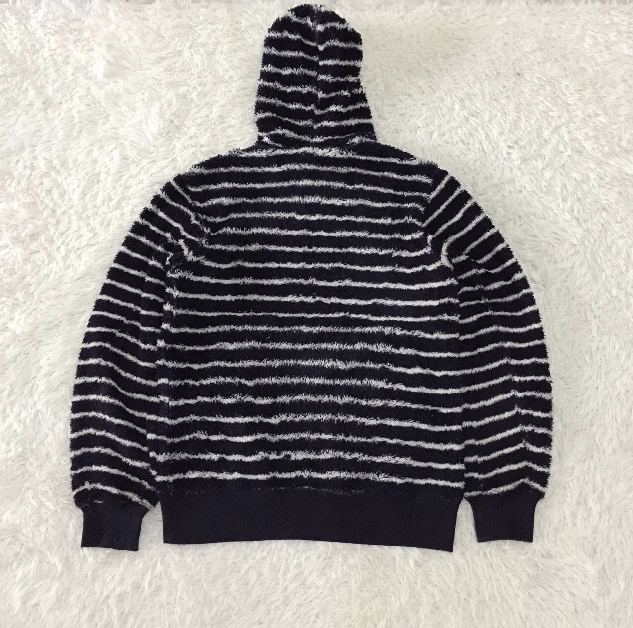 Japanese Brand Rare‼️Outdoor Fleece Hoodie Stripes Zipper jacket Size US M / EU 48-50 / 2 - 2 Thumbnail