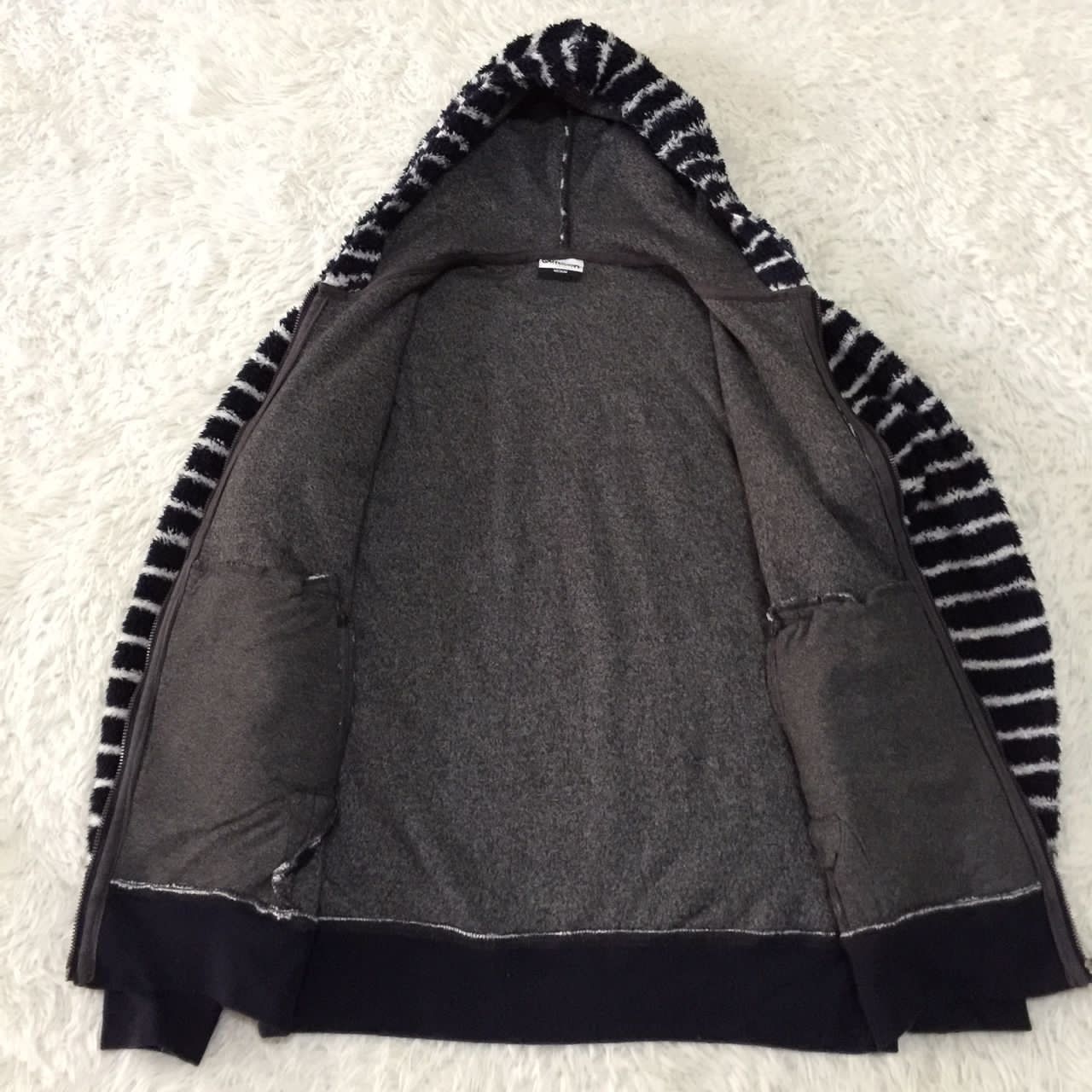 Japanese Brand Rare‼️Outdoor Fleece Hoodie Stripes Zipper jacket Size US M / EU 48-50 / 2 - 6 Thumbnail