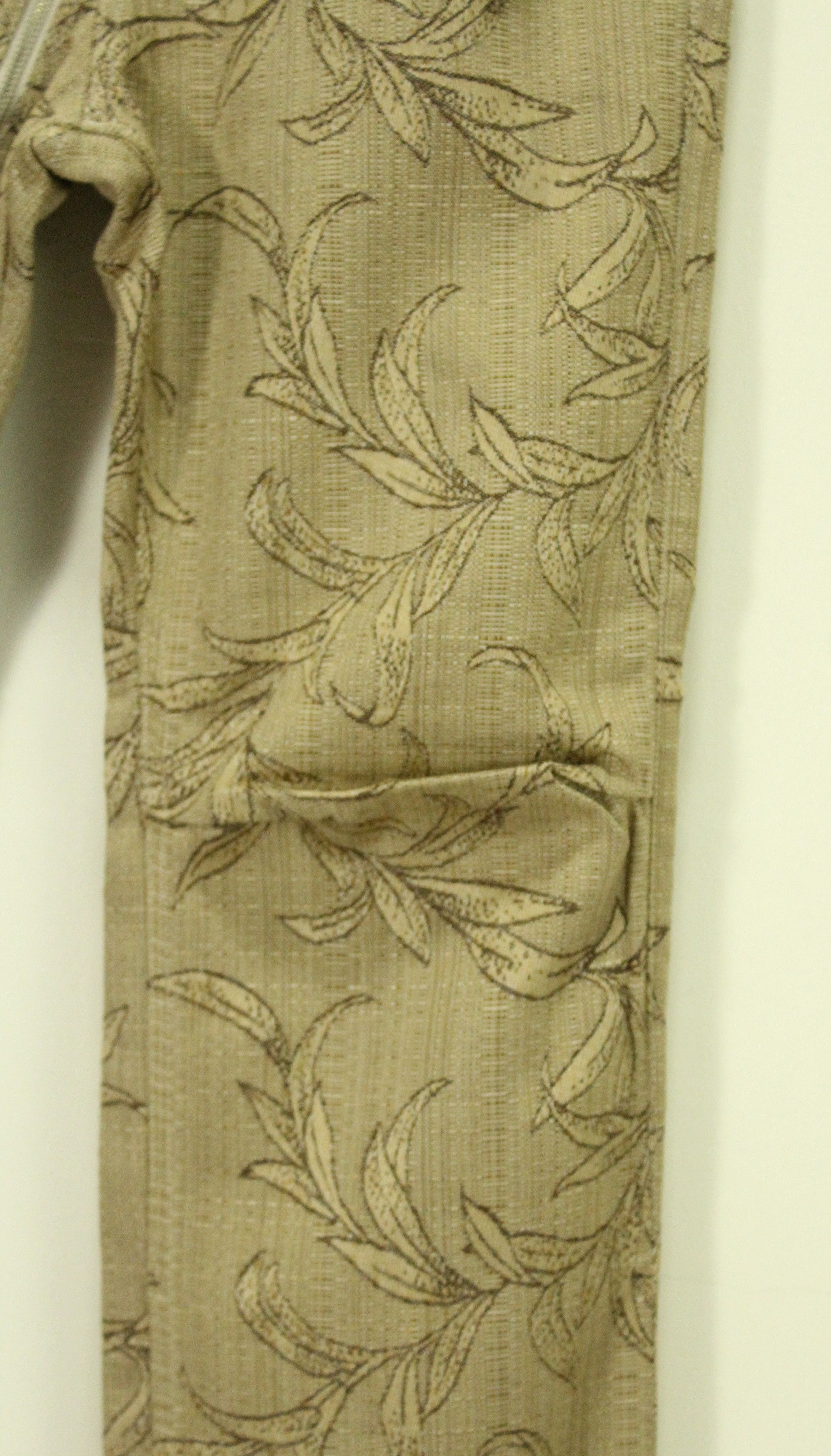Japanese Brand Asymmetrical Zipper IS NESS Pants Floral Motif Size US 32 / EU 48 - 5 Thumbnail