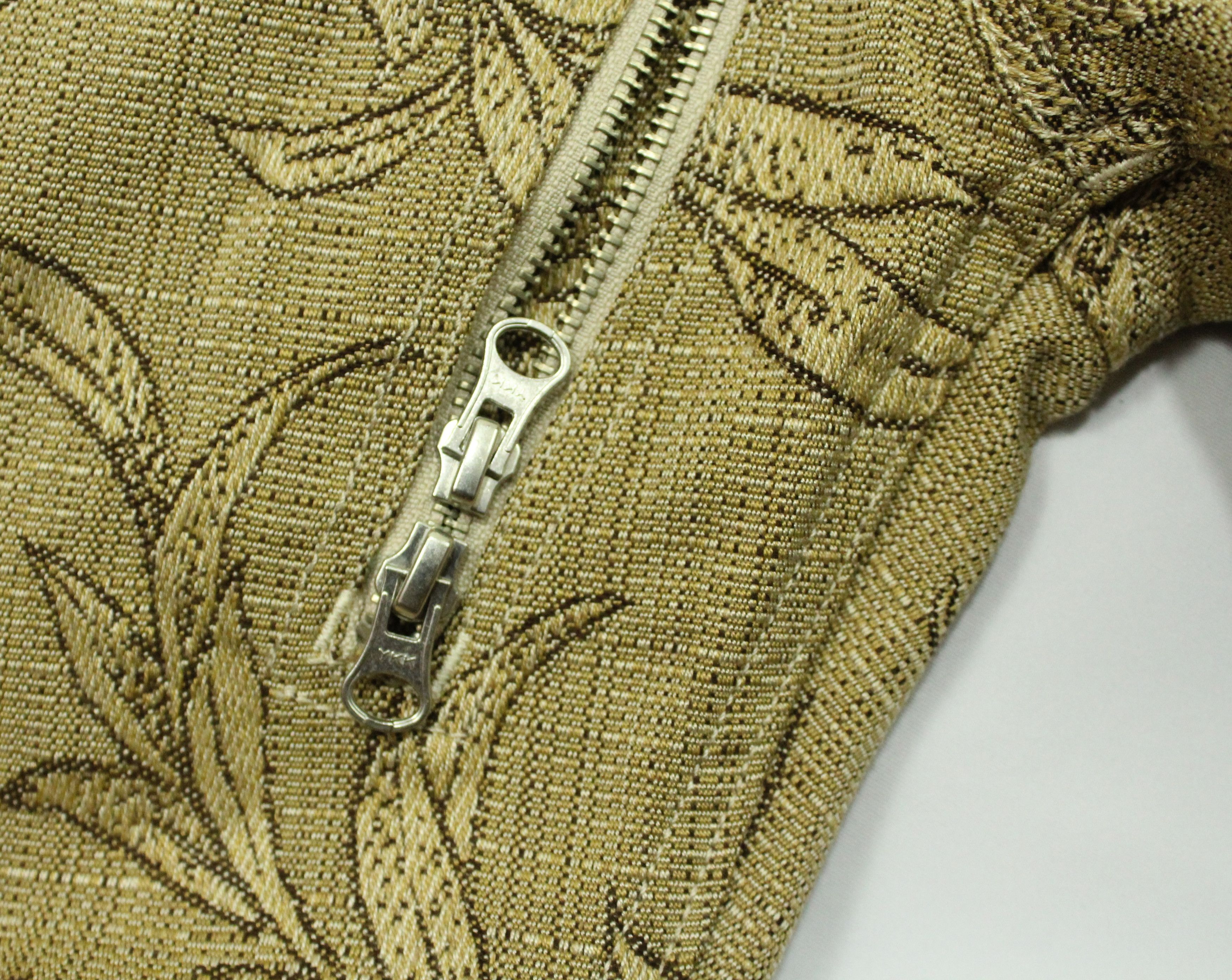 Japanese Brand Asymmetrical Zipper IS NESS Pants Floral Motif Size US 32 / EU 48 - 16 Thumbnail