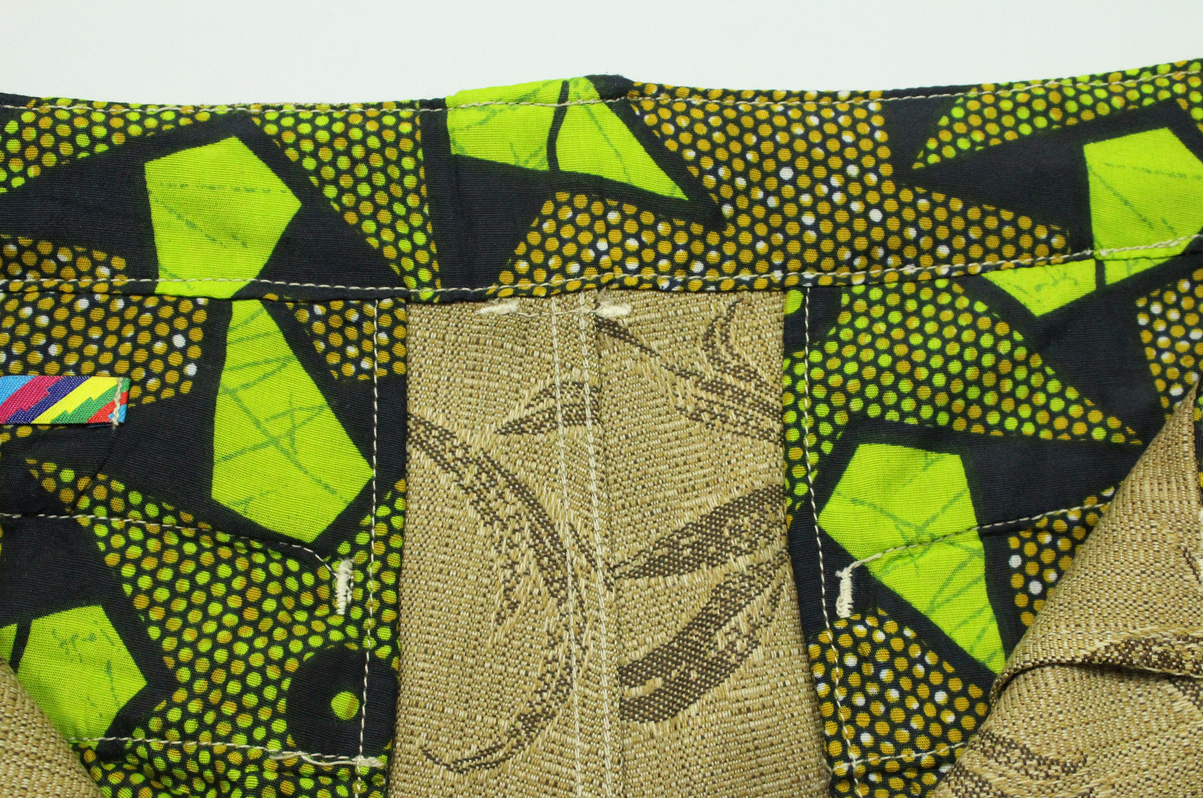 Japanese Brand Asymmetrical Zipper IS NESS Pants Floral Motif Size US 32 / EU 48 - 17 Thumbnail