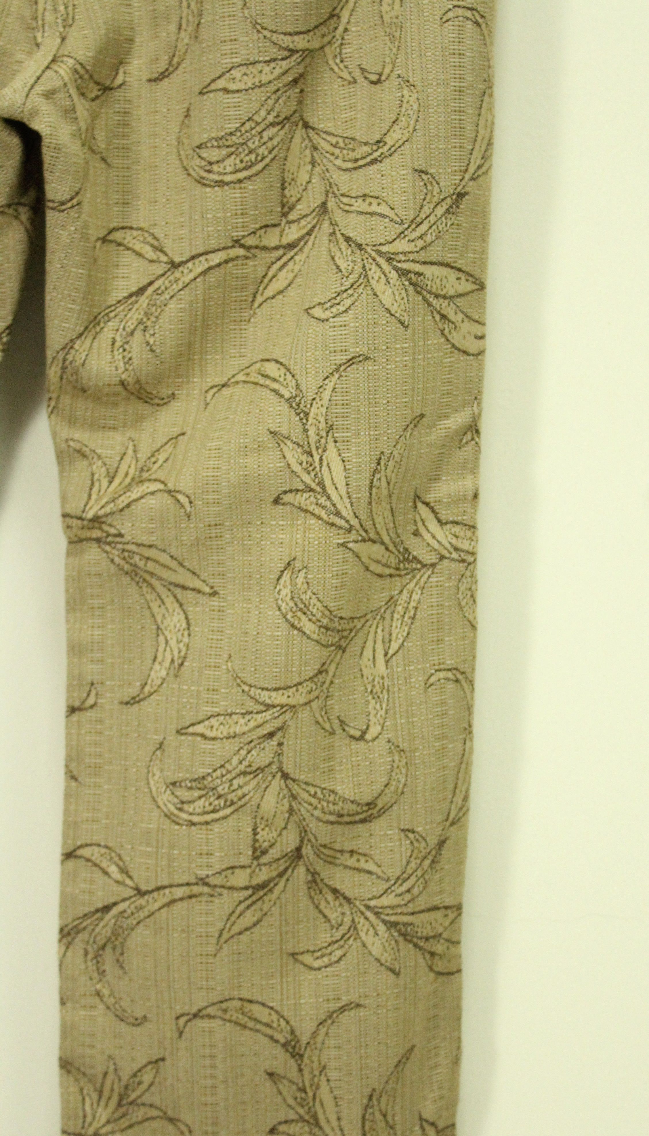 Japanese Brand Asymmetrical Zipper IS NESS Pants Floral Motif Size US 32 / EU 48 - 11 Thumbnail