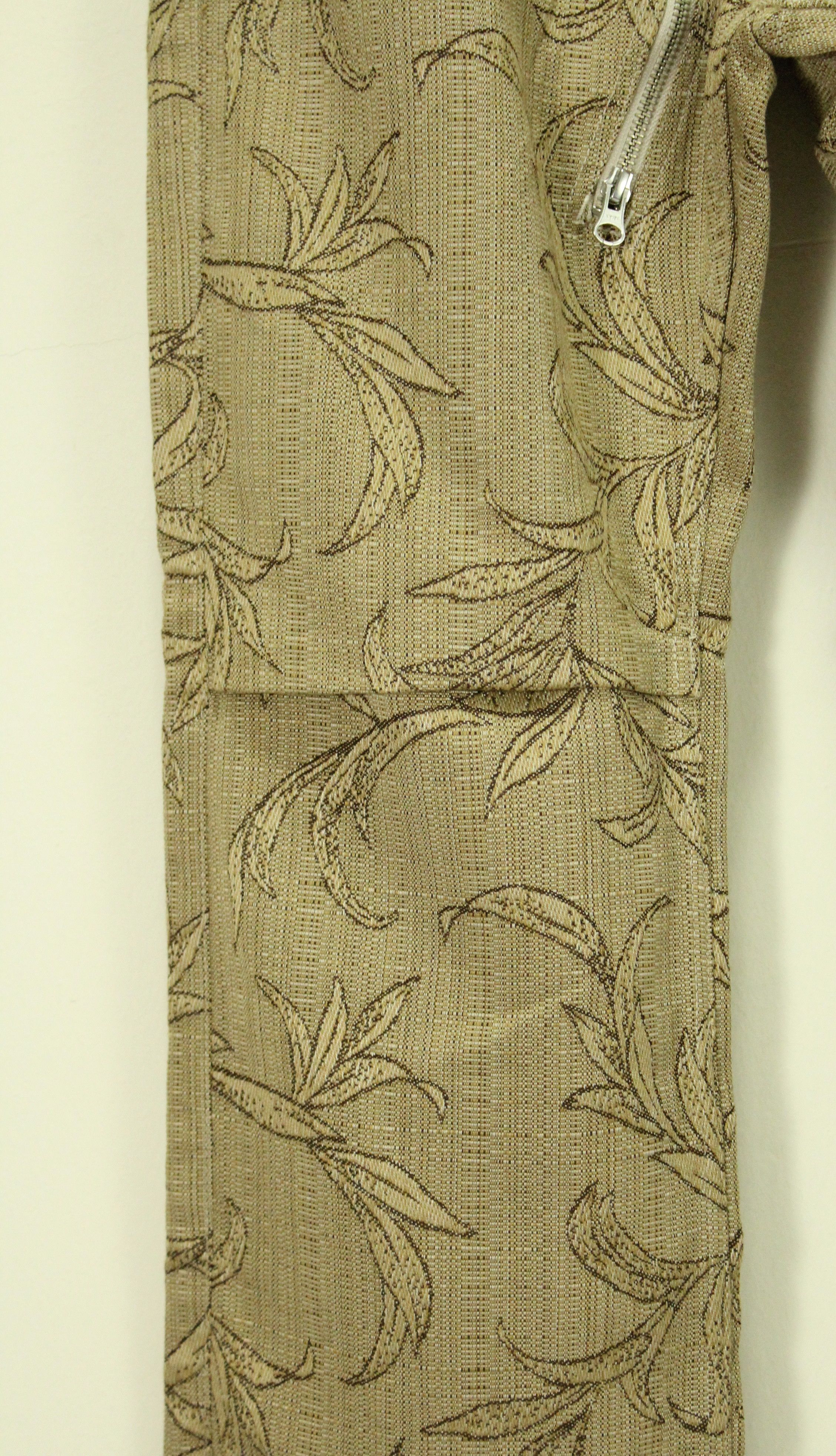 Japanese Brand Asymmetrical Zipper IS NESS Pants Floral Motif Size US 32 / EU 48 - 7 Thumbnail