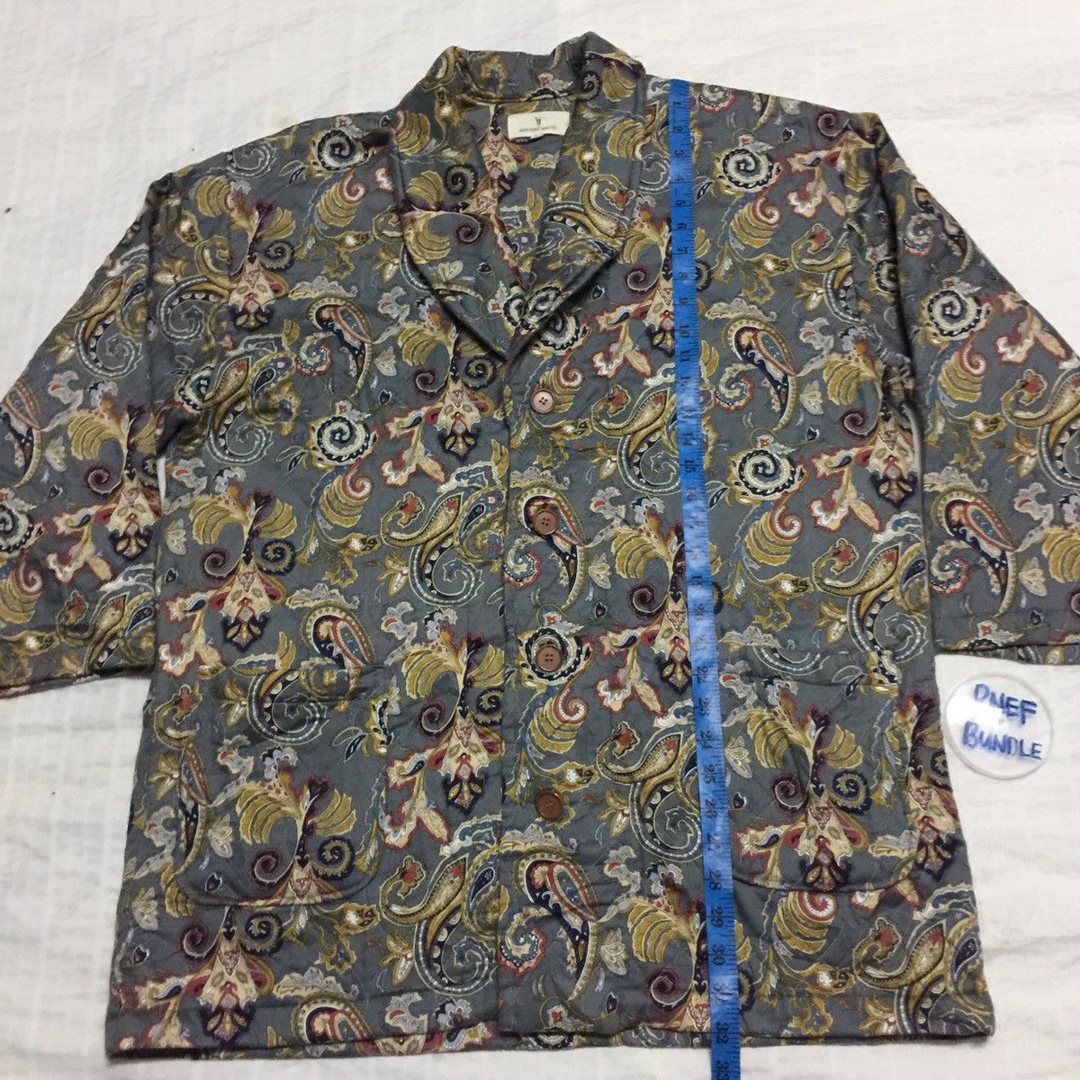 Japanese Brand Rare🔥 Japanese Parsley Design Padded Jacket Made in Japan Size US L / EU 52-54 / 3 - 14 Thumbnail