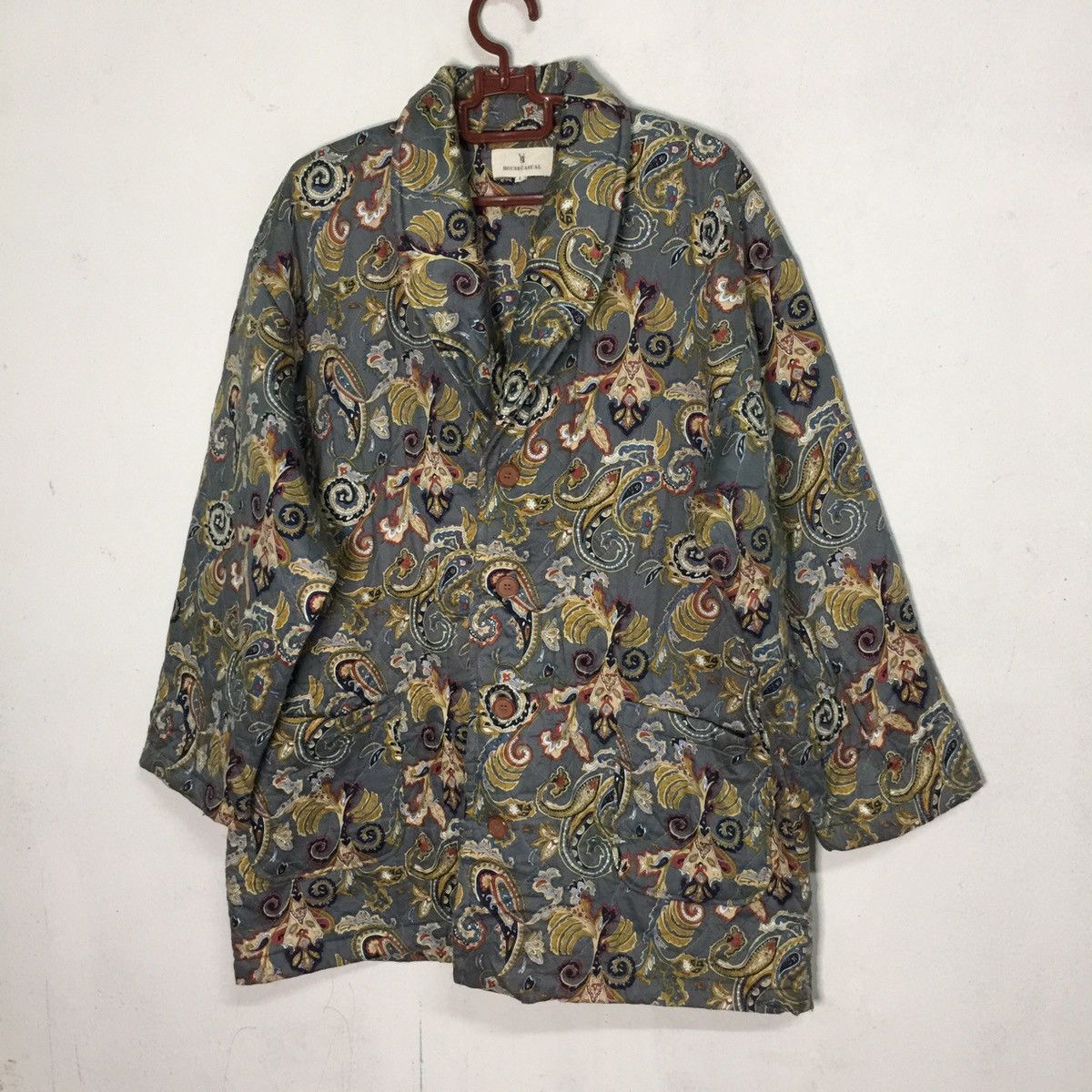 Japanese Brand Rare🔥 Japanese Parsley Design Padded Jacket Made in Japan Size US L / EU 52-54 / 3 - 2 Thumbnail