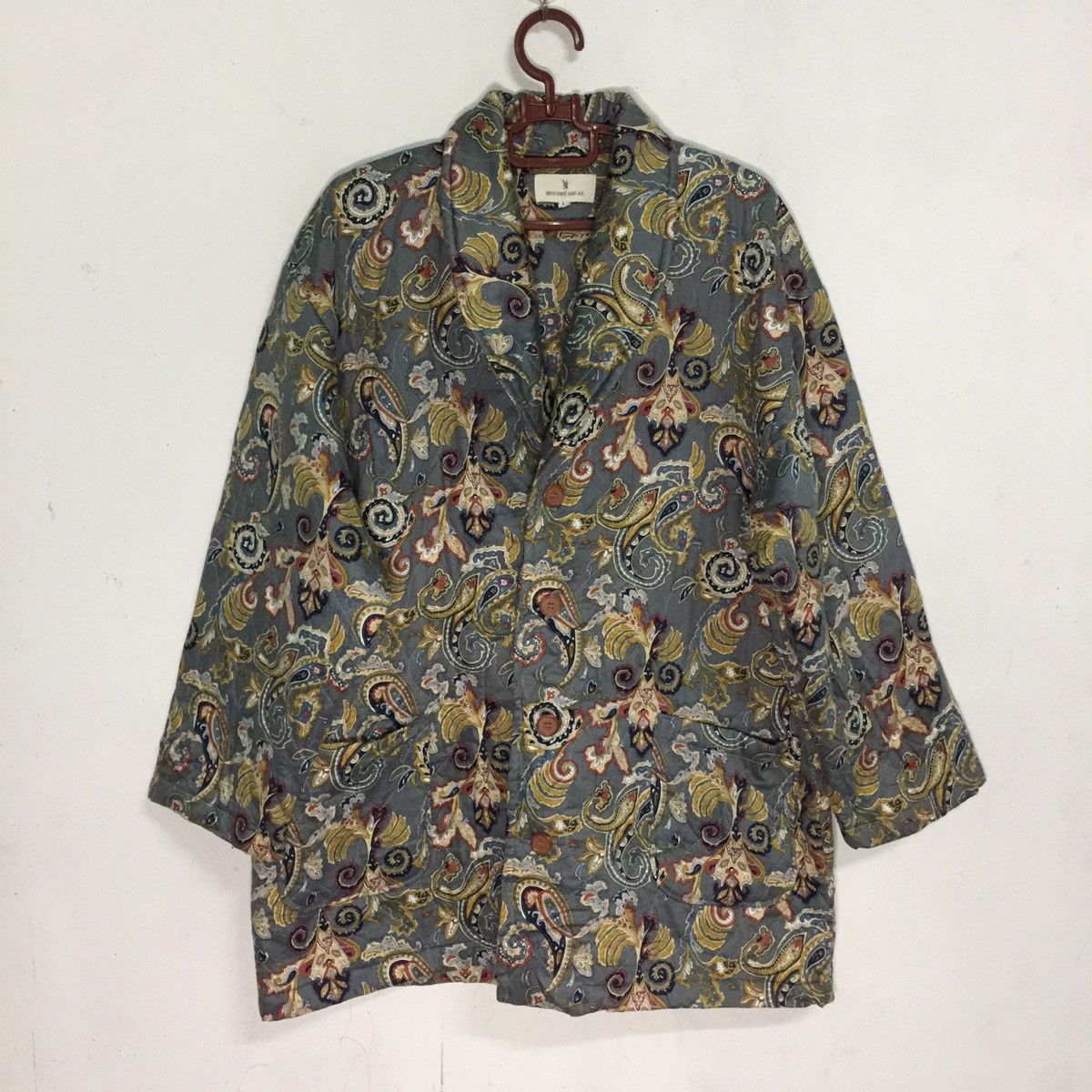 Japanese Brand Rare🔥 Japanese Parsley Design Padded Jacket Made in Japan Size US L / EU 52-54 / 3 - 1 Thumbnail