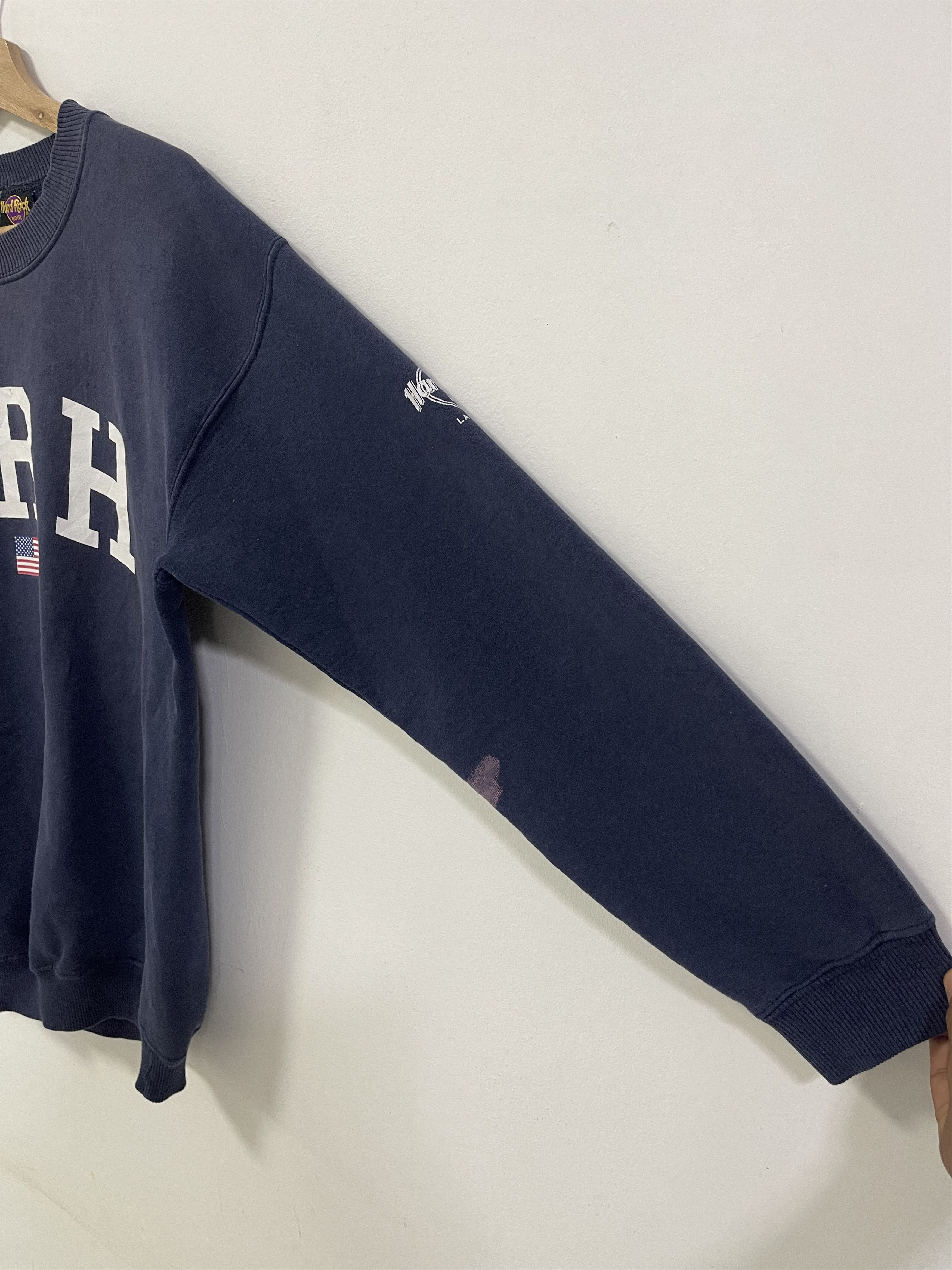 Hard Rock Cafe × Vintage Vintage Hard Rock Hotel Las Vegas Sun Faded Sweatshirt Size US S / EU 44-46 / 1 - 3 Thumbnail