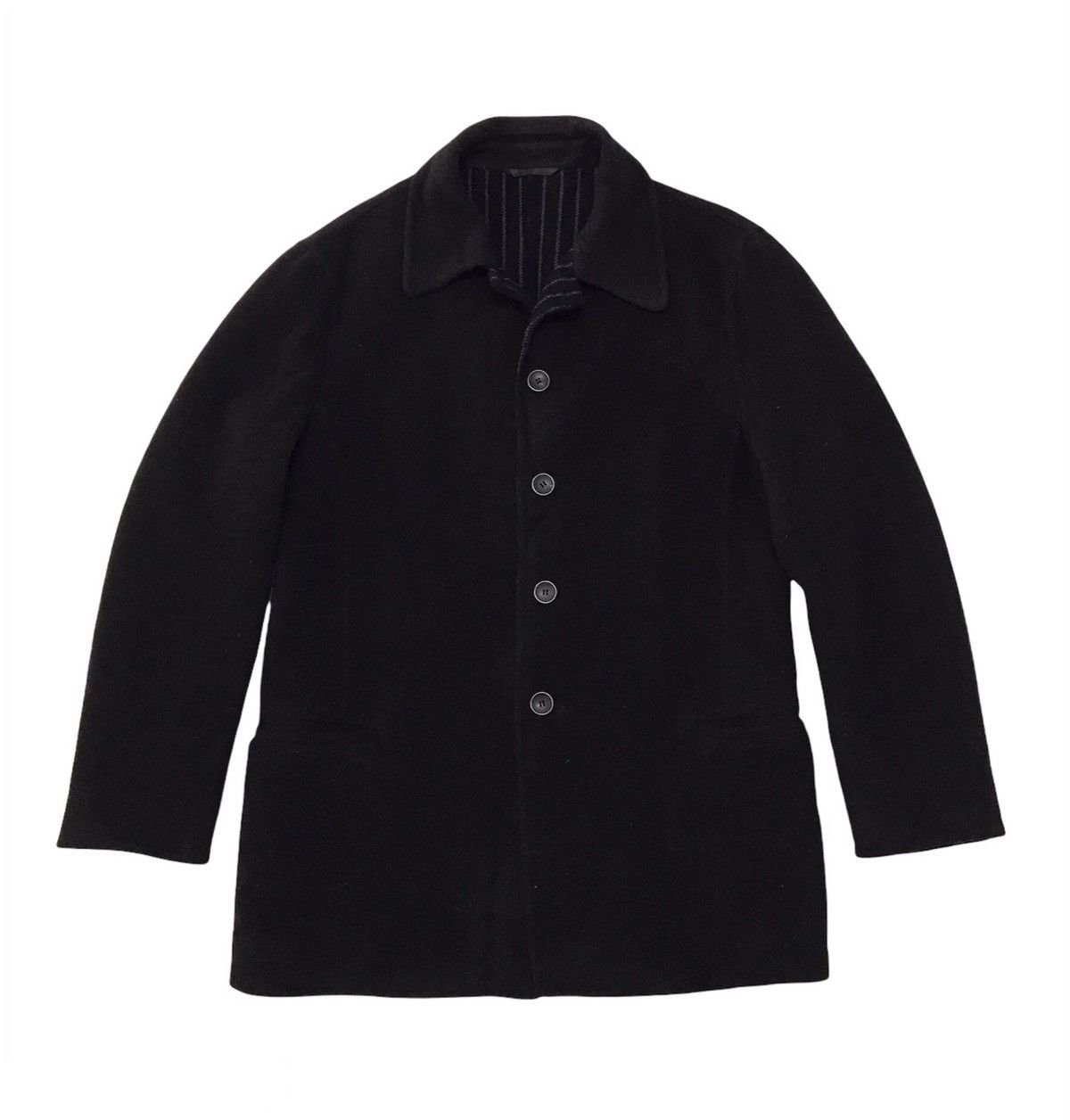 Armani ARMANI Collezioni Wool & Nylon Mid Jacket Made in Italy Size US L / EU 52-54 / 3 - 1 Thumbnail