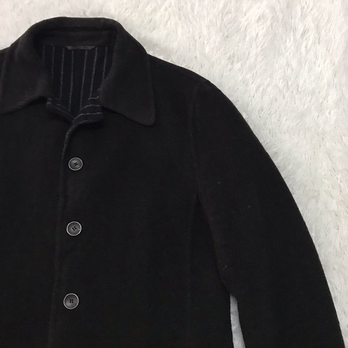 Armani ARMANI Collezioni Wool & Nylon Mid Jacket Made in Italy Size US L / EU 52-54 / 3 - 4 Thumbnail
