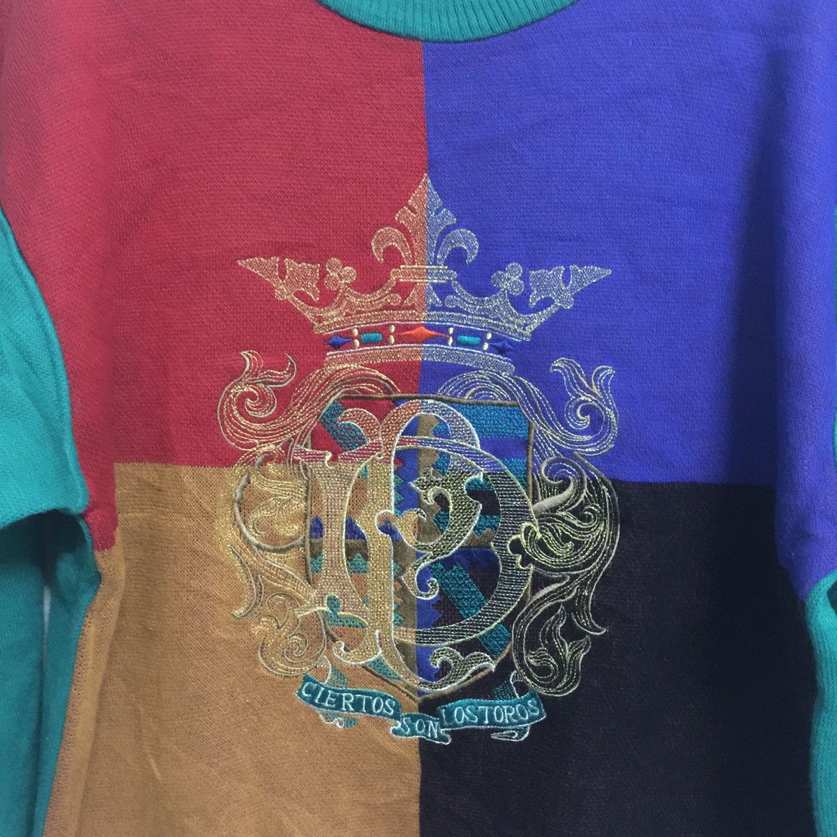 Japanese Brand Pierre dune rare style Embroidered logo sweater/sweatshirt Size US L / EU 52-54 / 3 - 3 Thumbnail