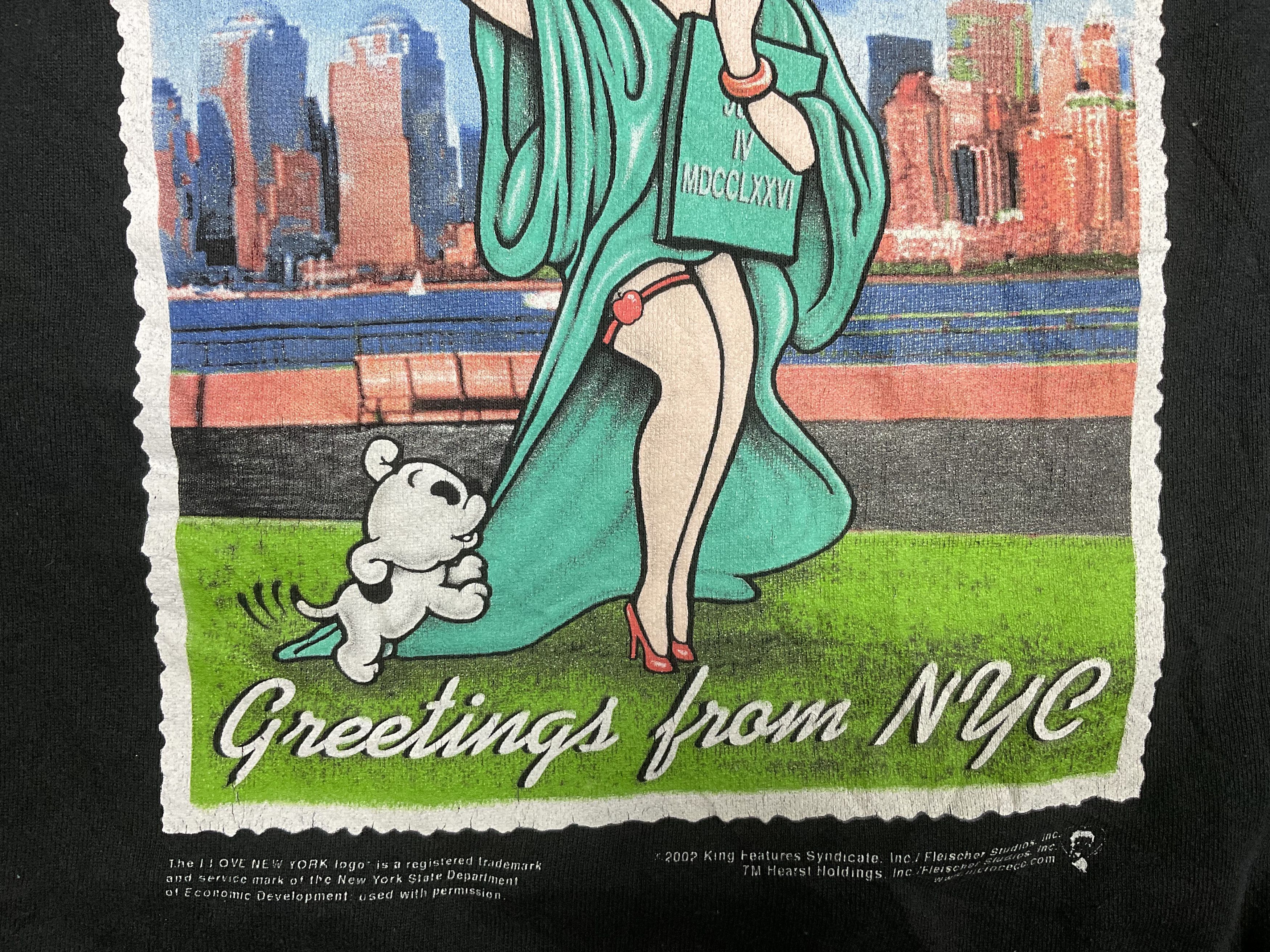Cartoon Network Vintage Betty Boop Sweatshirt Parody Statue of Liberty Size US M / EU 48-50 / 2 - 5 Thumbnail