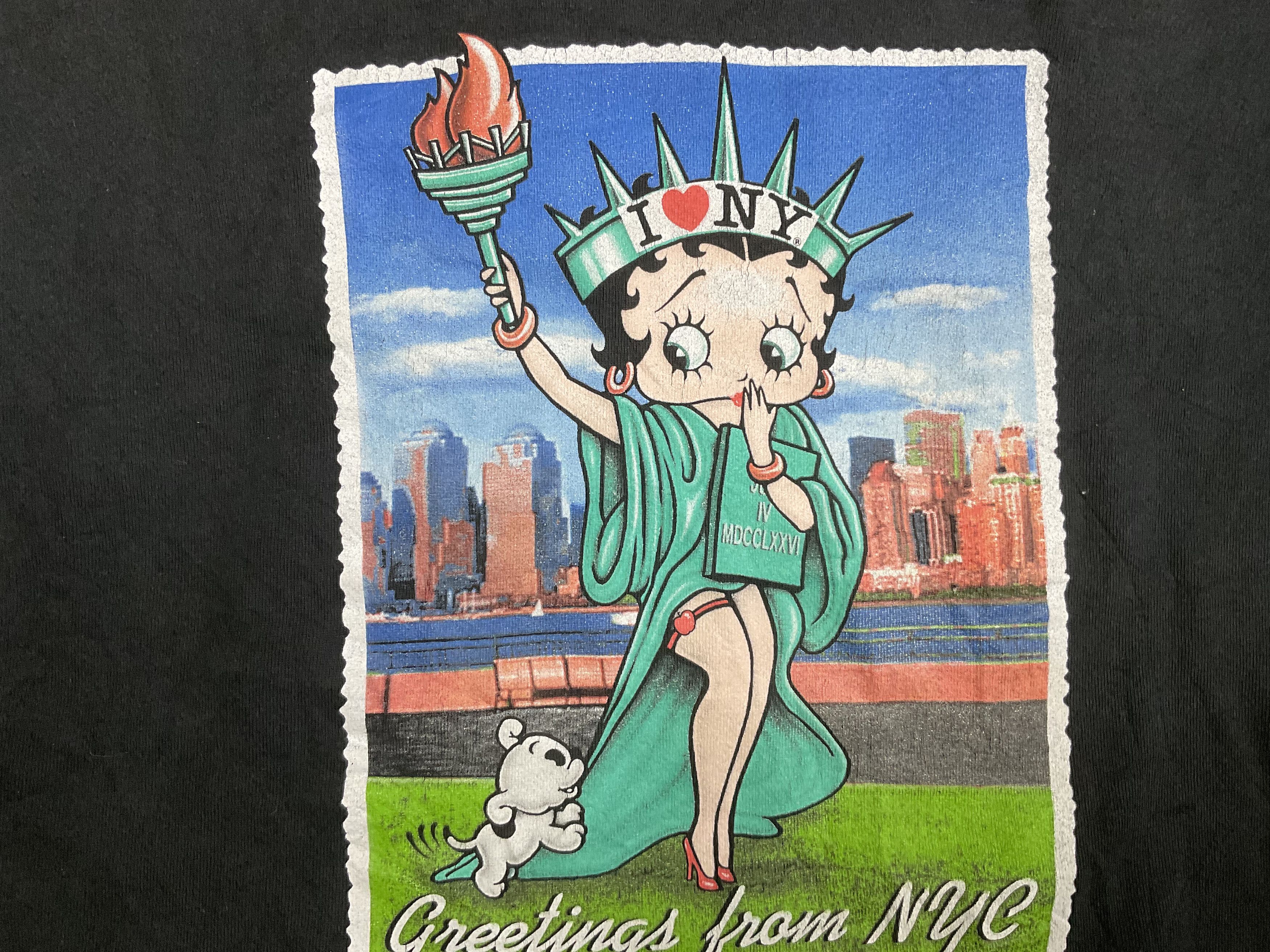 Cartoon Network Vintage Betty Boop Sweatshirt Parody Statue of Liberty Size US M / EU 48-50 / 2 - 4 Thumbnail
