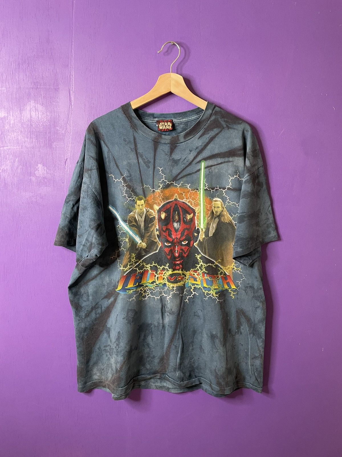Movie × Star Wars × Vintage Vintage 90s Star Wars Jedi vs Sith 