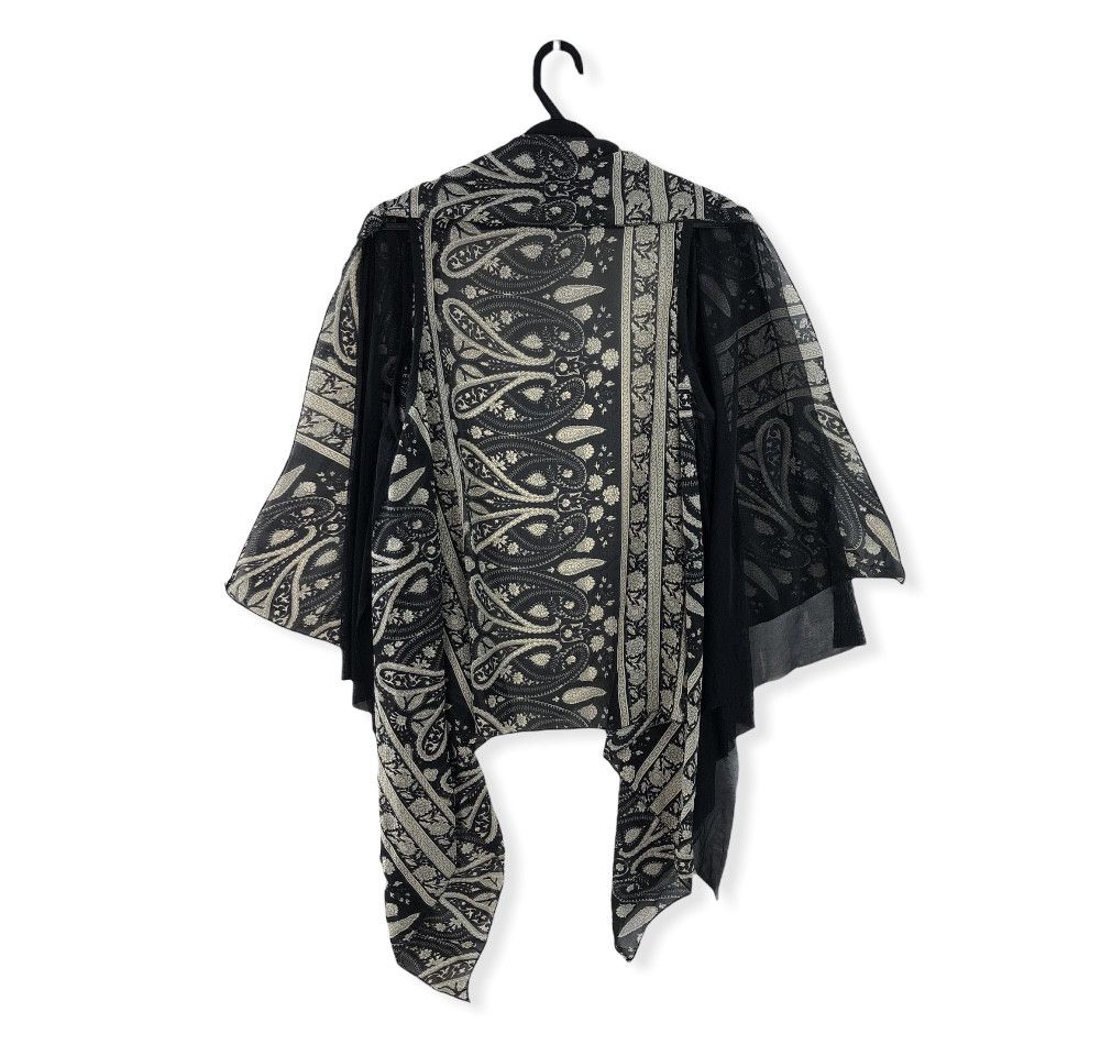 Japanese Brand RARE🔥VINTAGE PAISLEY ROSE SOFT LIGHTWEIGHT CAPE Size US M / EU 48-50 / 2 - 2 Thumbnail
