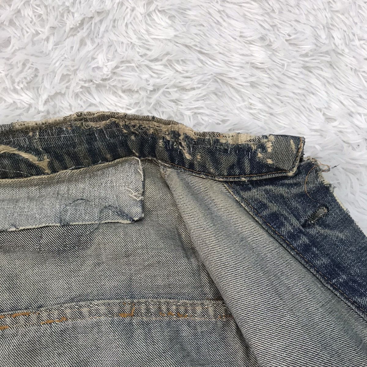 Levi's Vtg Distress Levis Big E Button No 526 Denim Jacket Size US S / EU 44-46 / 1 - 17 Thumbnail