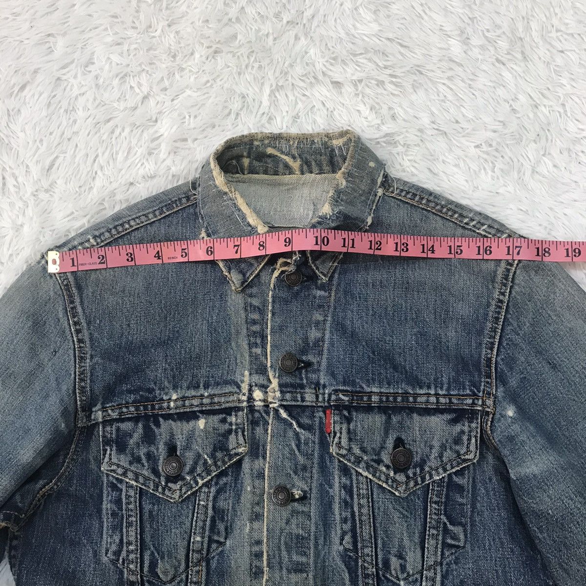 Levi's Vtg Distress Levis Big E Button No 526 Denim Jacket Size US S / EU 44-46 / 1 - 22 Thumbnail