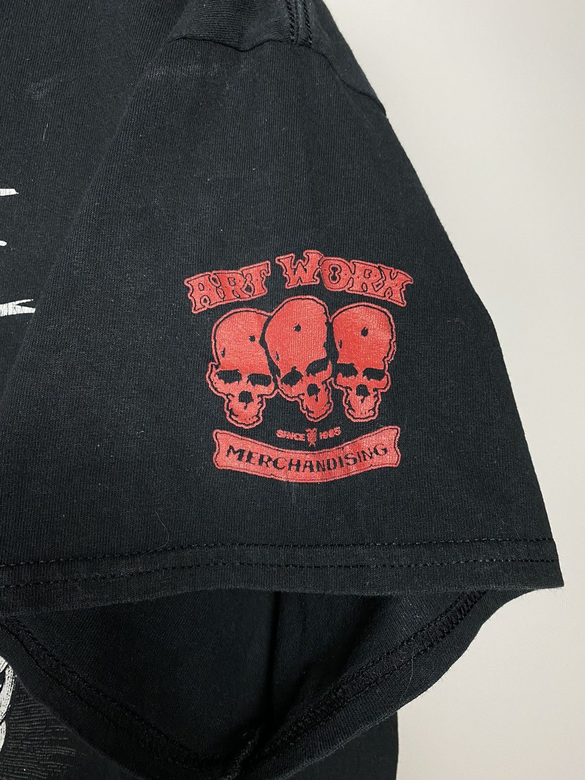 Gildan × Vintage Rage Against Racism Festival Vintage Black T-Shirt Size US XL / EU 56 / 4 - 3 Thumbnail