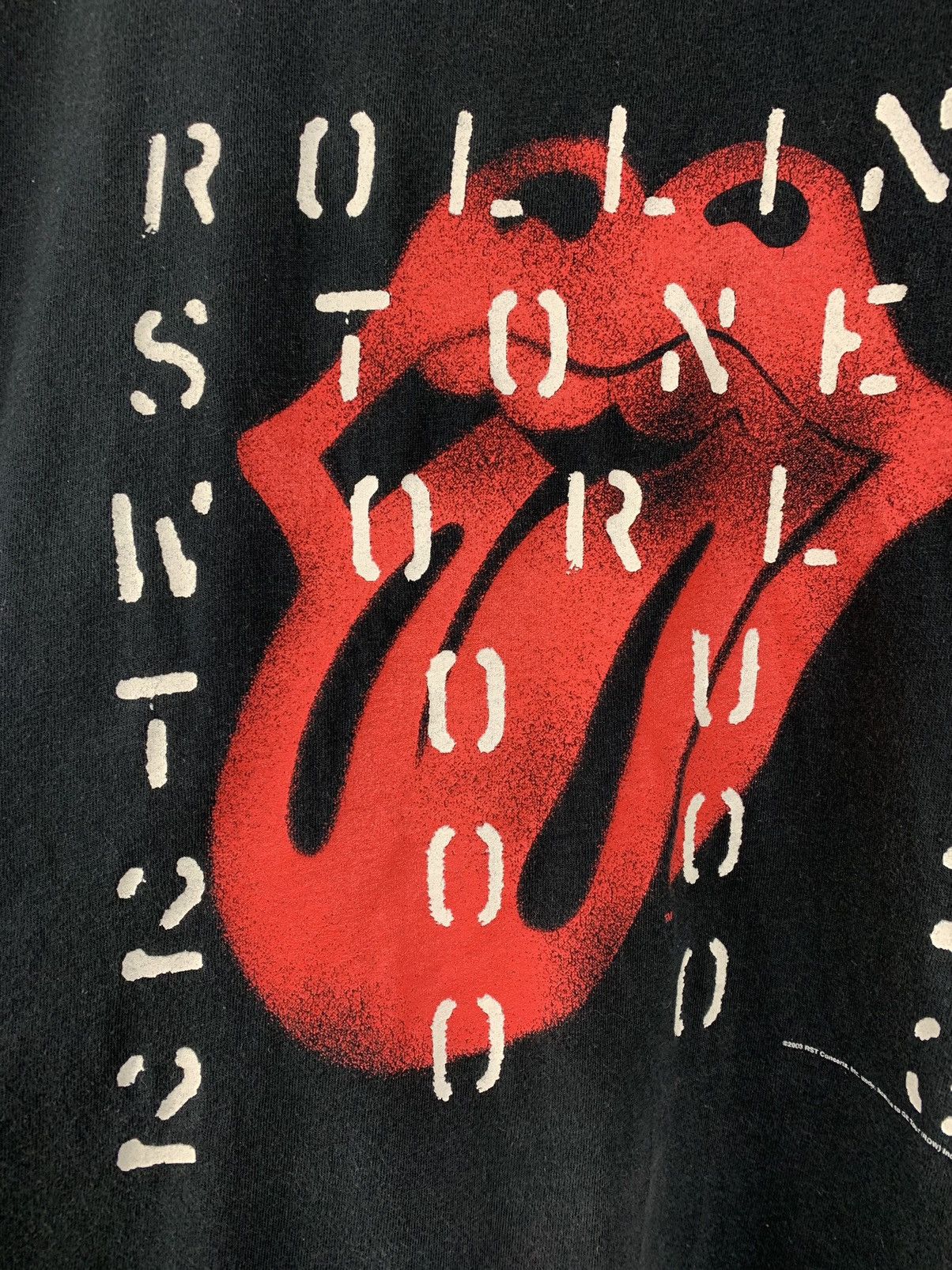 Band Tees Vintage 2002-2003 The Rolling Stones World Tour T-Shirt Size US L / EU 52-54 / 3 - 7 Thumbnail