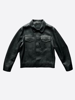Raw Edge Multicheck Leather Jacket - Ready-to-Wear