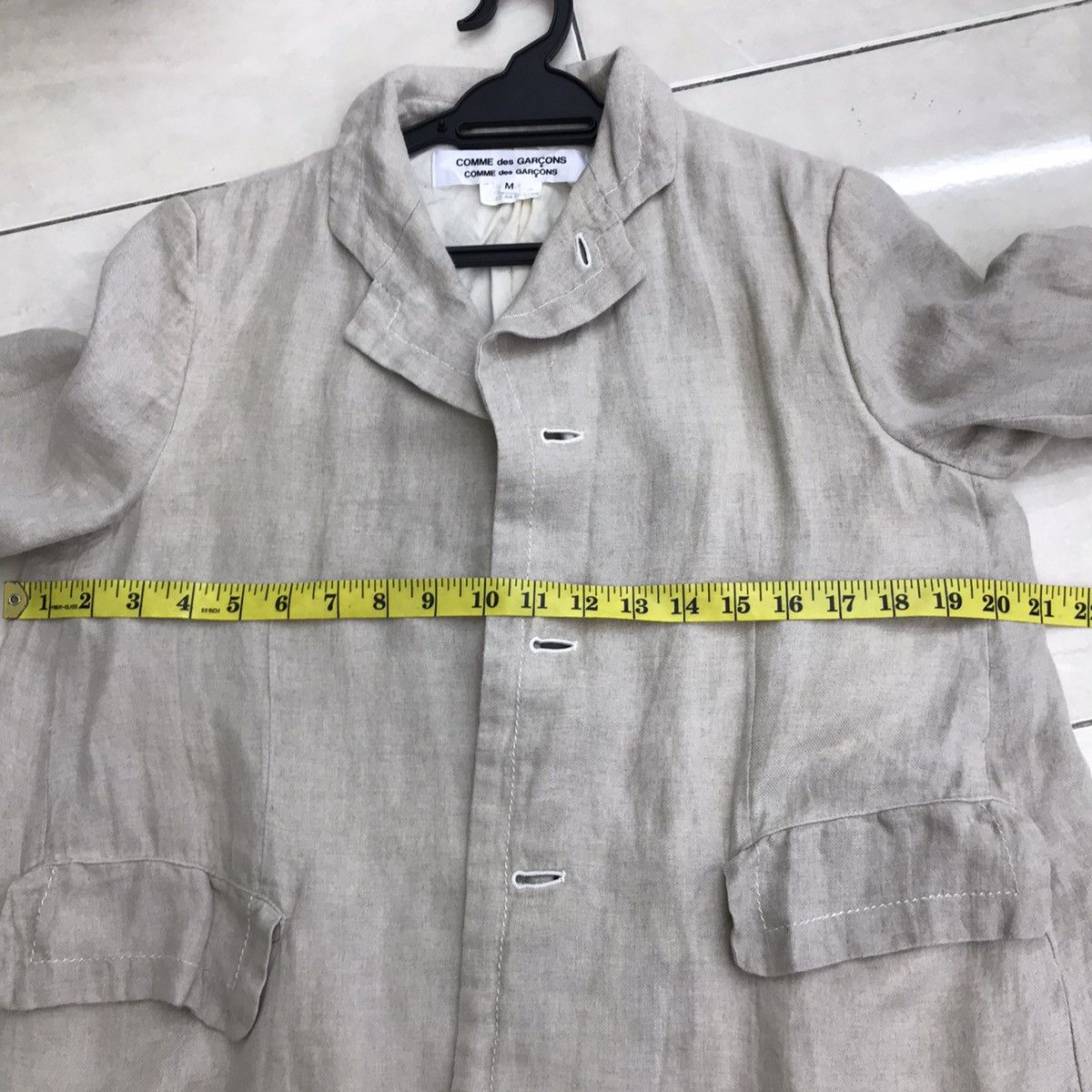 CDG by Comme des Garcons Vintage CDG Trench Coat Comme Des Garçons Cardigan Coat Size US M / EU 48-50 / 2 - 7 Thumbnail